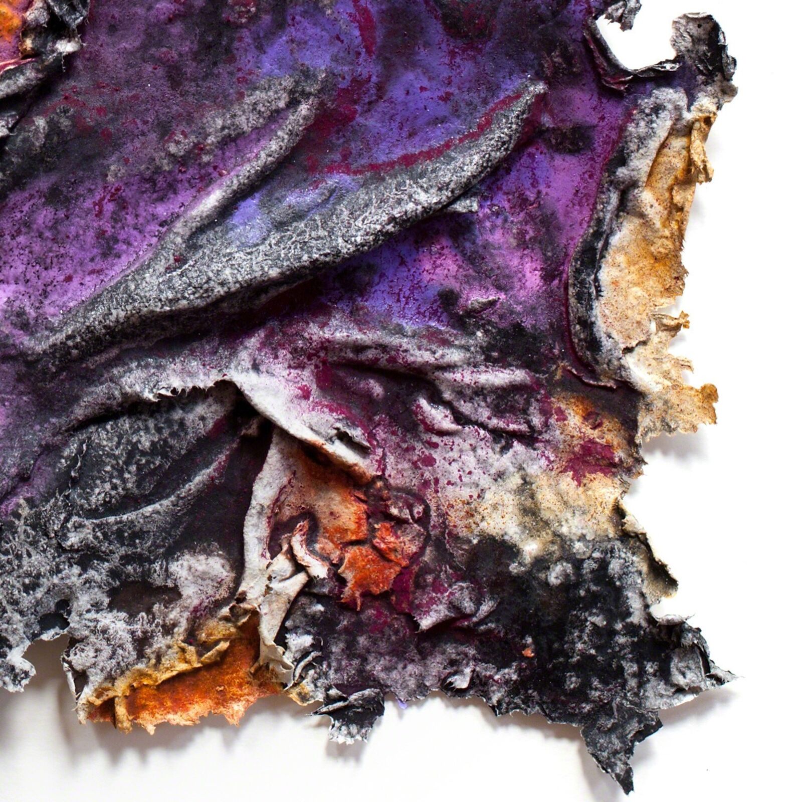 Artwork by Ruggero Vanni, Charta: Niveus, Luteus et Indicus, Made of Pigment, Watercolor, Handmade Paper 