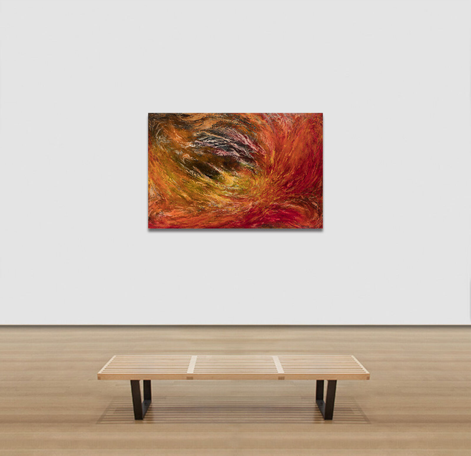 Artwork by Ruggero Vanni, Dies Irae, Made of Oil on Canvas 