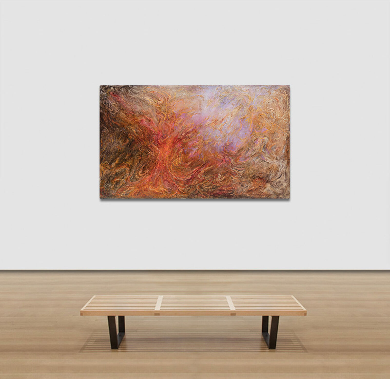Artwork by Ruggero Vanni, Ferventes Horti, Made of Oil on Canvas 
