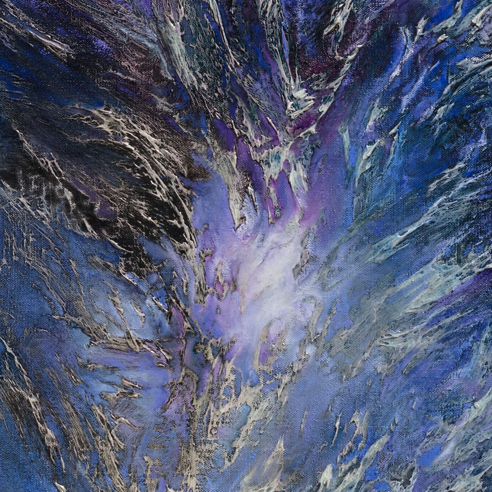 Artwork by Ruggero Vanni, Glacies Flammae Noctis, Made of Oil on Canvas 