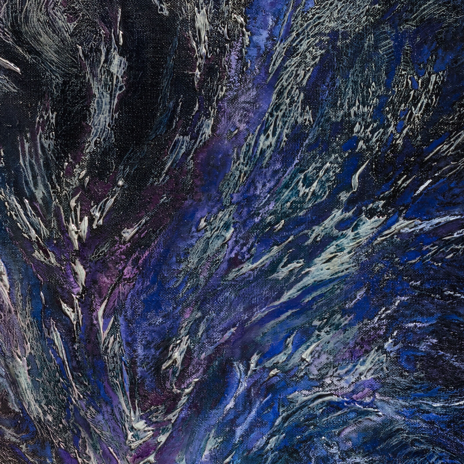 Artwork by Ruggero Vanni, Glacies Flammae Noctis, Made of Oil on Canvas 