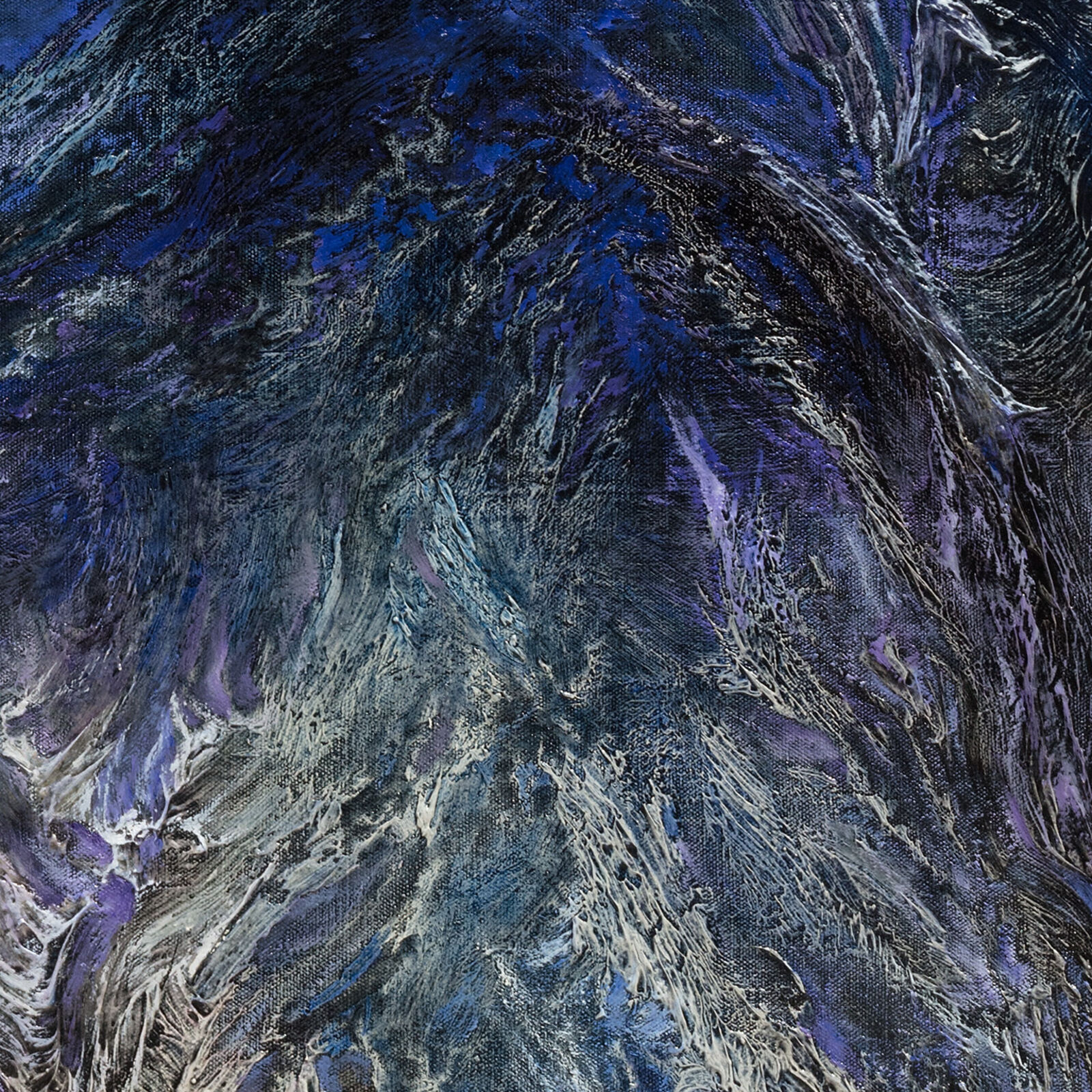 Artwork by Ruggero Vanni, Glacies Flammae Noctis, Made of Oil on Canvas 