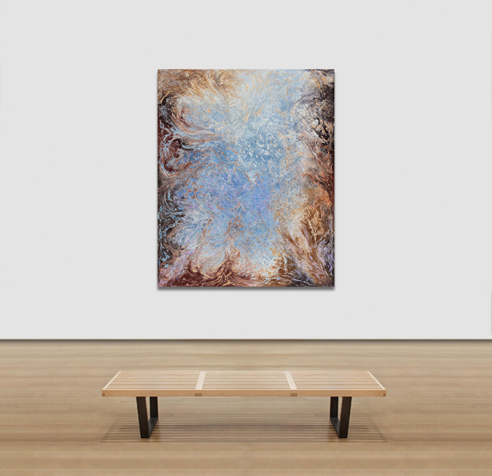 Artwork by Ruggero Vanni, In Lucem, Made of Oil on Canvas 