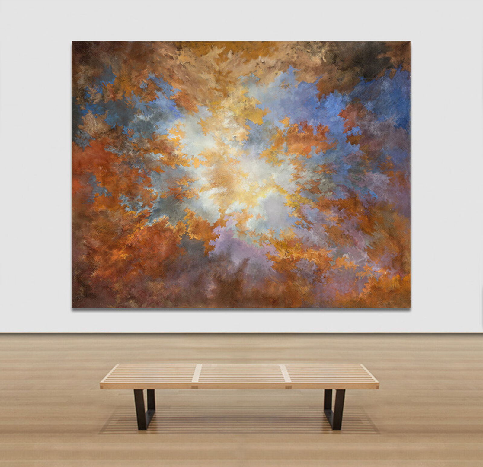 Artwork by Ruggero Vanni, Into the Light IV, Made of Oil on Canvas 