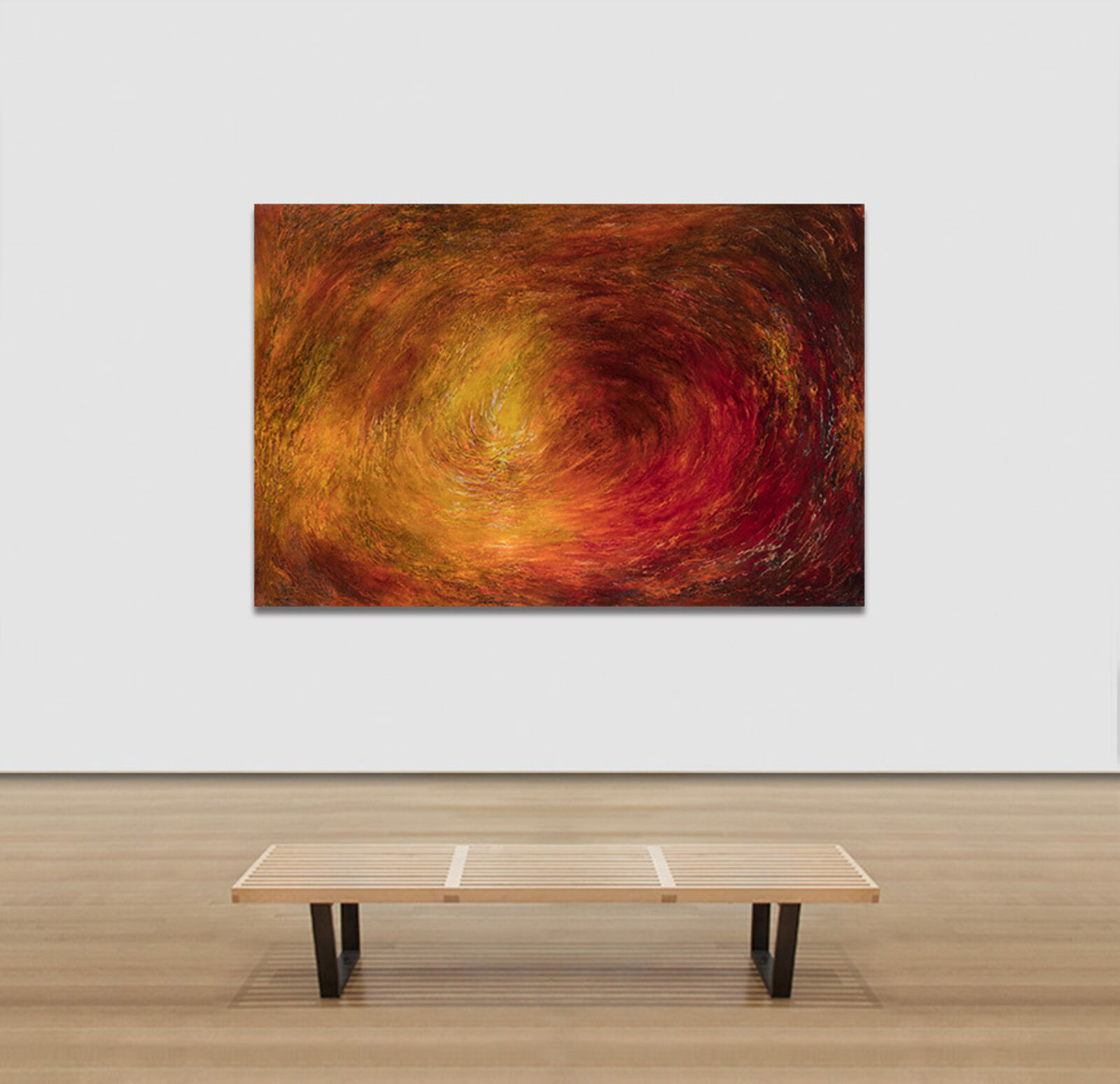 Artwork by Ruggero Vanni, Occasus, Made of Oil on Canvas 