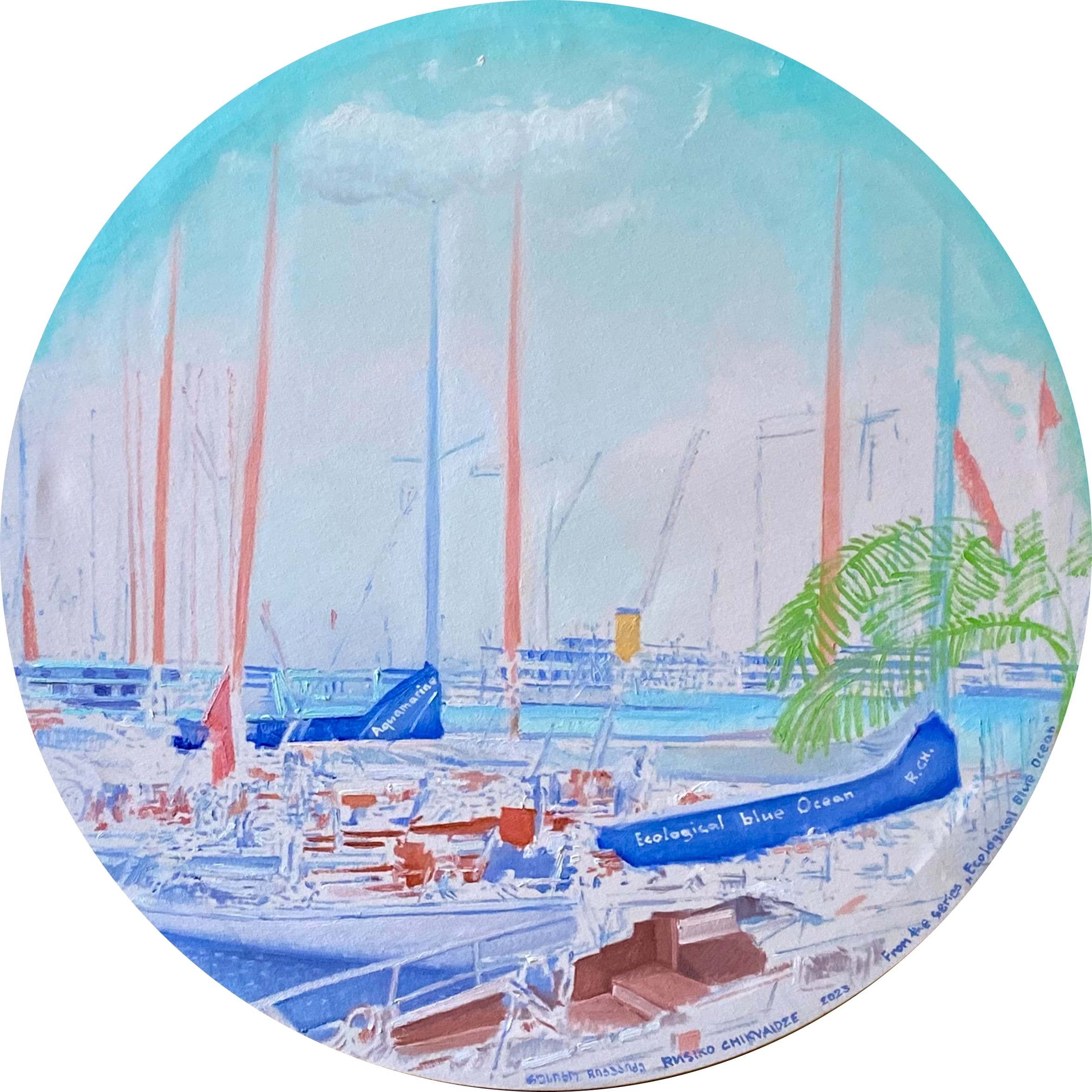 Ecological Blue Ocean by Rusiko  Chikvaidze, 2023
