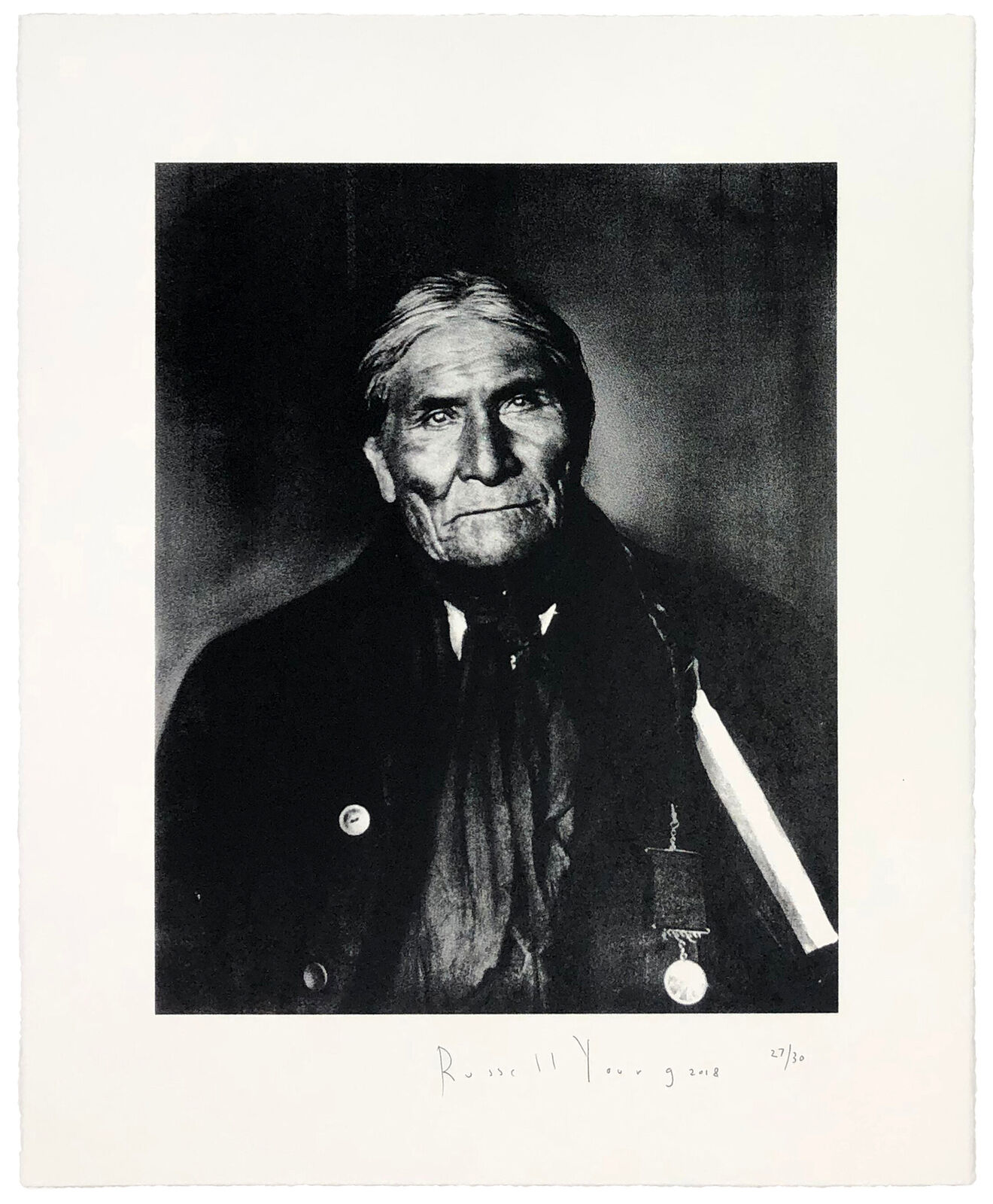 Apache Chief Geronimo by Russell Young, 2018