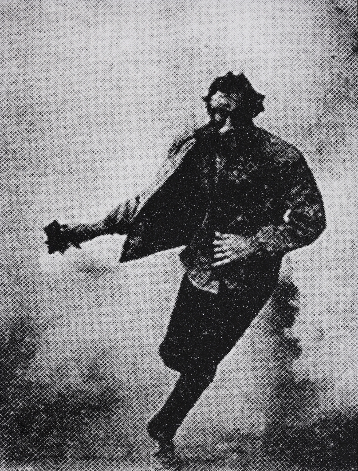 Riot: A riot is the language of the unheard by Russell Young, 2008