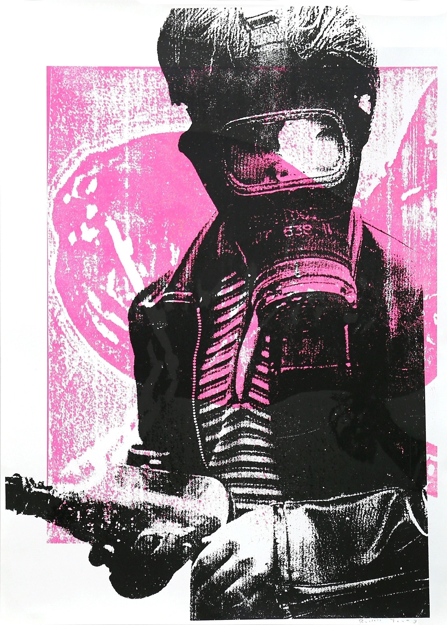 Molotov Cocktail Boy + Bondage by Russell Young, 2004