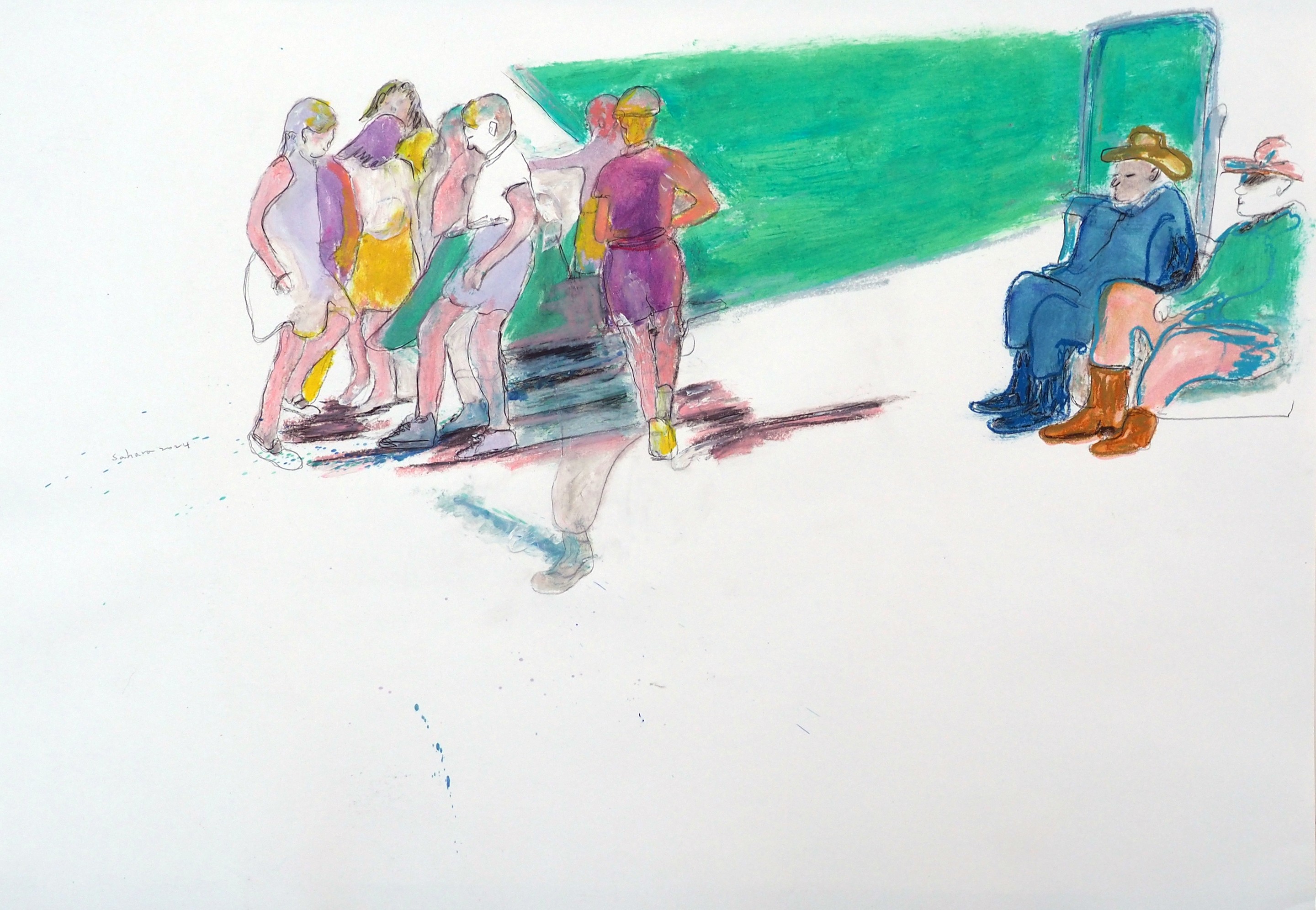 Sa Hara | Imagination Circus Drawing Series 2402 (2024) | MutualArt