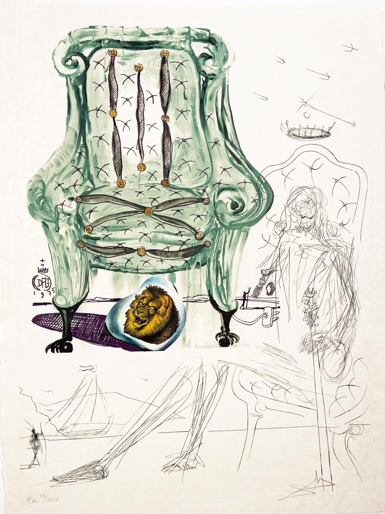 Breathing Pneumatic Chair by Salvador Dalí, 1975-1976
