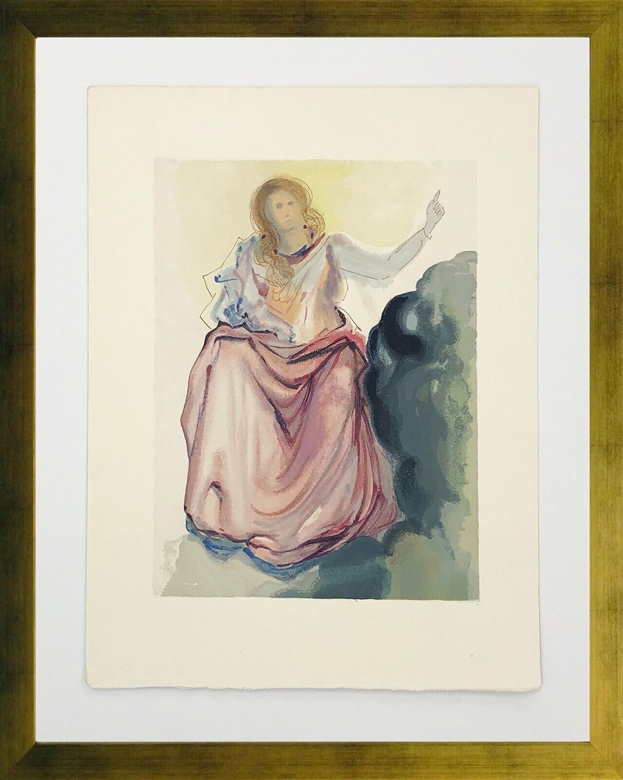 Artwork by Salvador Dalí, HEAVEN CANTO 4, Made of Woodblock 