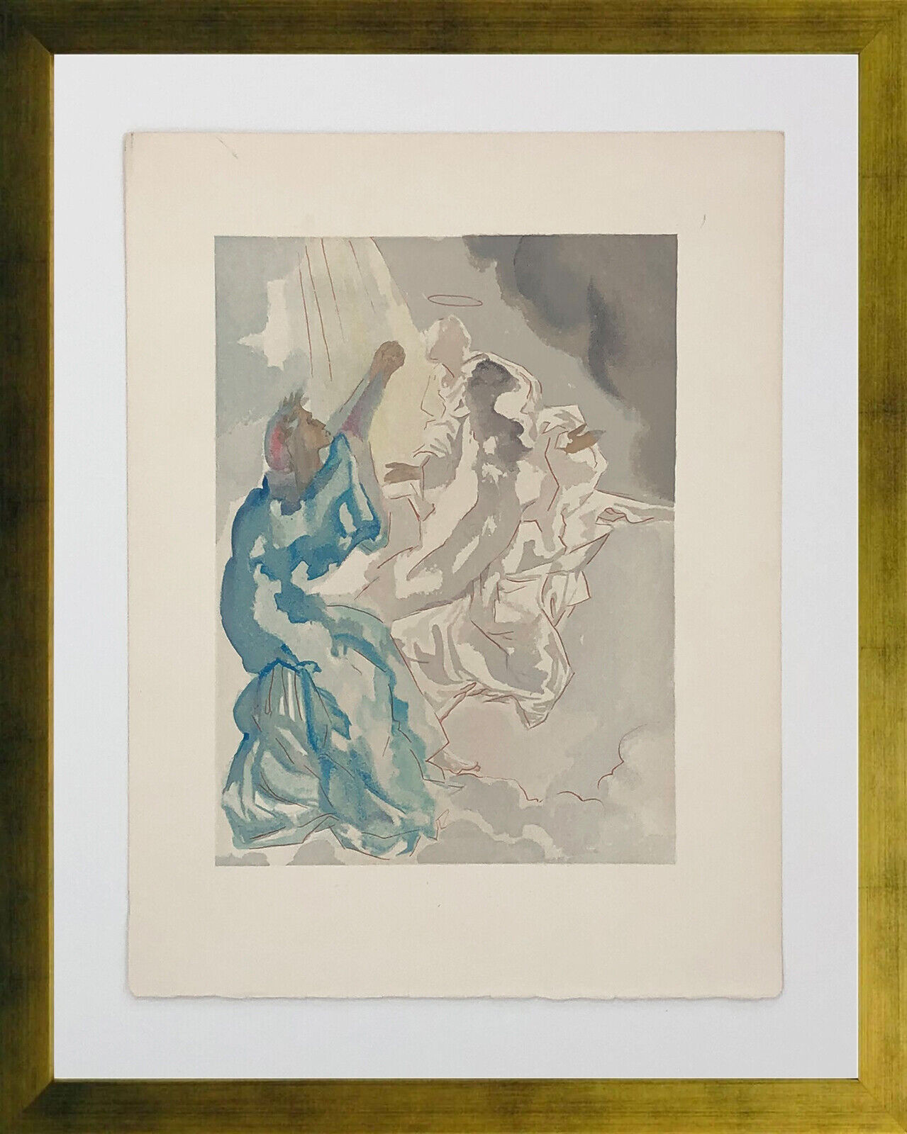 Artwork by Salvador Dalí, HEAVEN CANTO 5, Made of Woodblock 