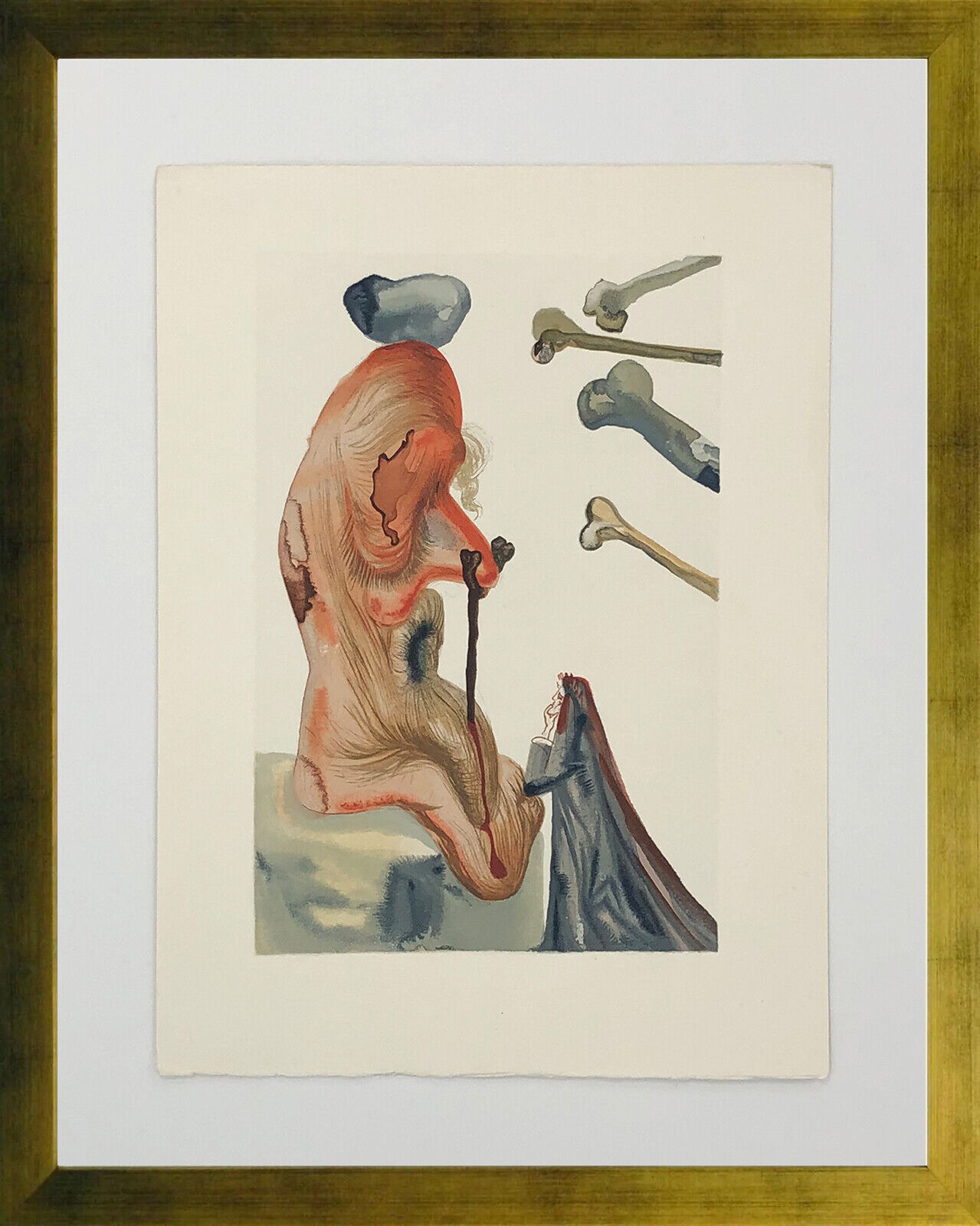 HELL CANTO 20 by Salvador Dalí, circa 1960