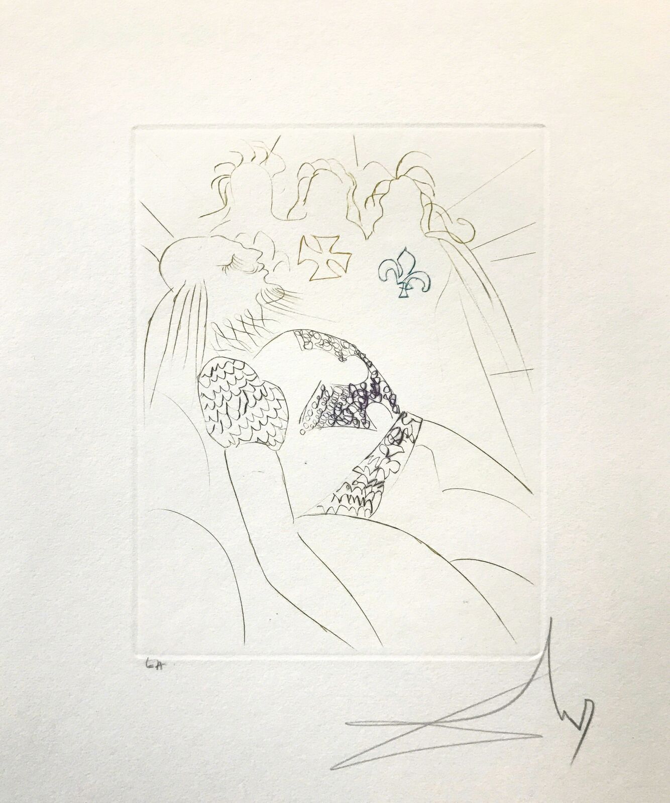 Artwork by Salvador Dalí, HENRY IV, Made of Etching 