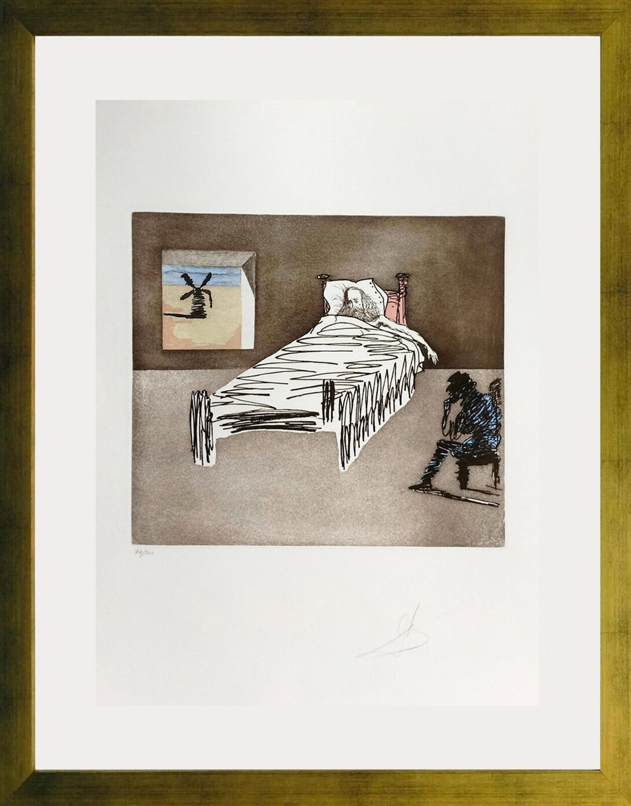 Artwork by Salvador Dalí, LE LEGACY, Made of Etching & Aquatint In Colors 