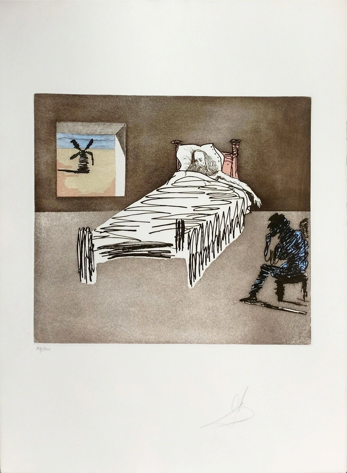 Artwork by Salvador Dalí, LE LEGACY, Made of Etching & Aquatint In Colors 