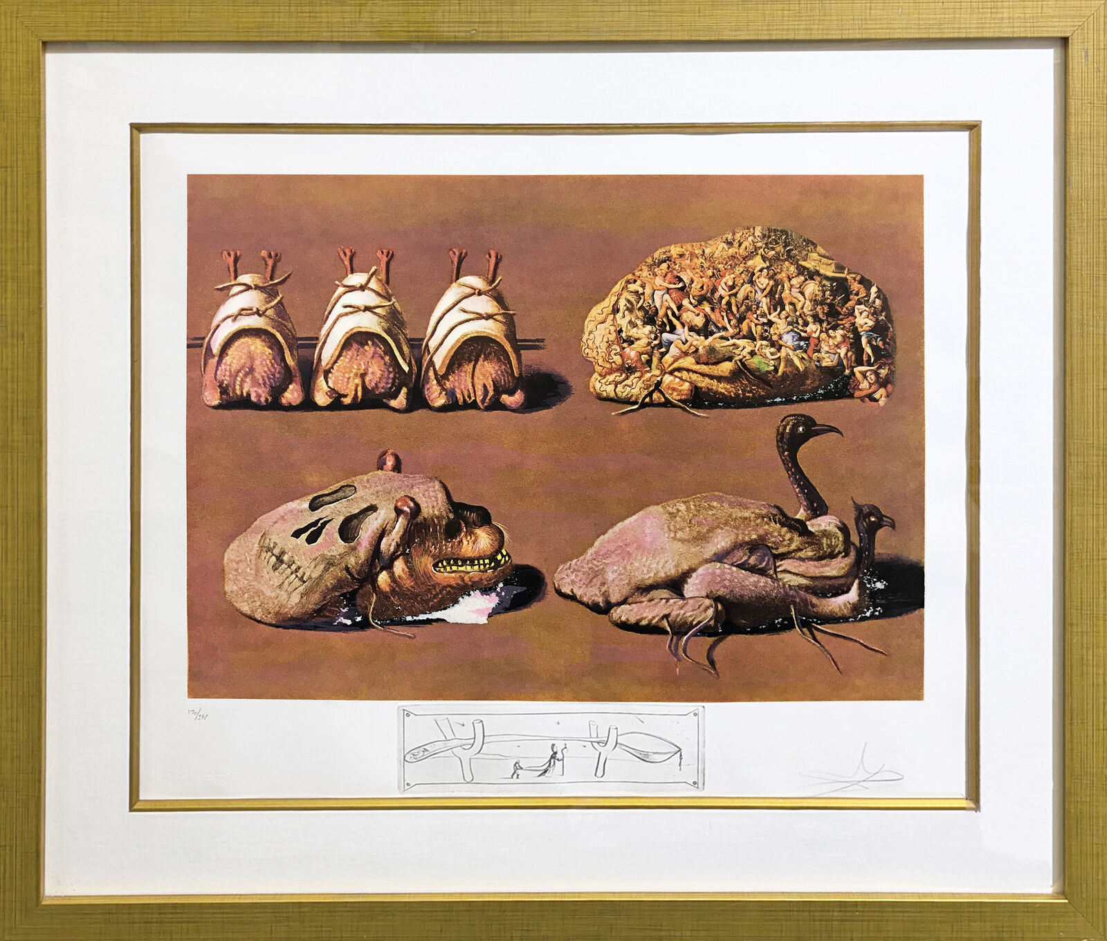 Artwork by Salvador Dalí, Les Caprices Pinces Princiers (Frank Hunter Authenticated), Made of Photo Lithograph 