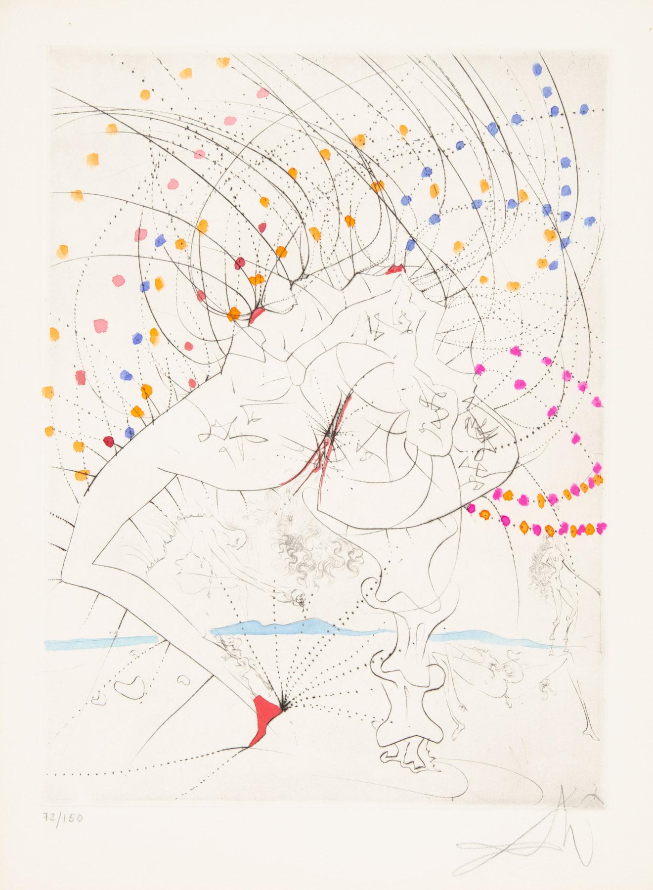 Les Fesses Piquantes by Salvador Dalí, 1969
