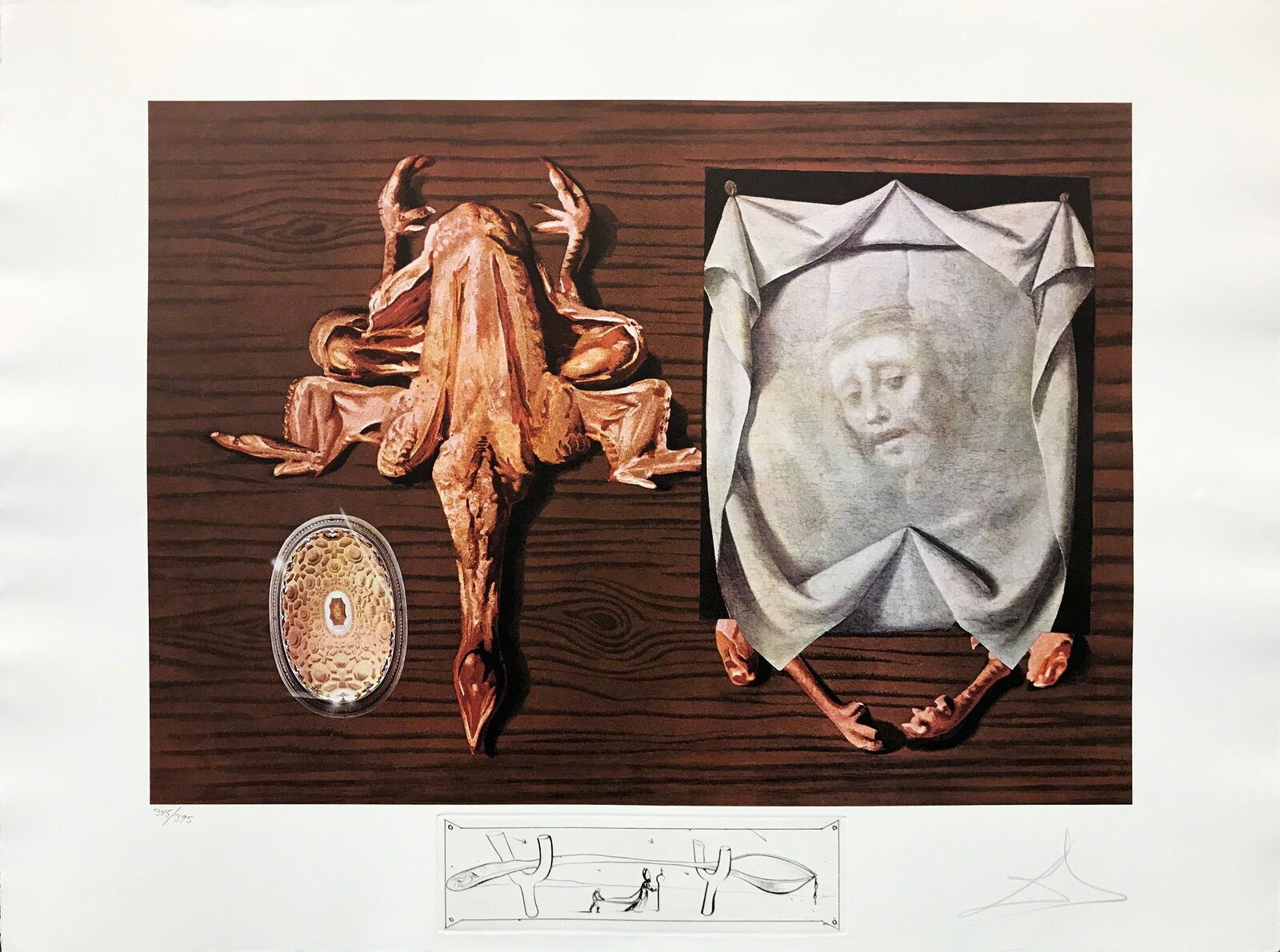 Artwork by Salvador Dalí, LES SPOUTNIKS ASTIQUES ELASTICOTS STATISTIQUES, Made of Photo Lithograph 