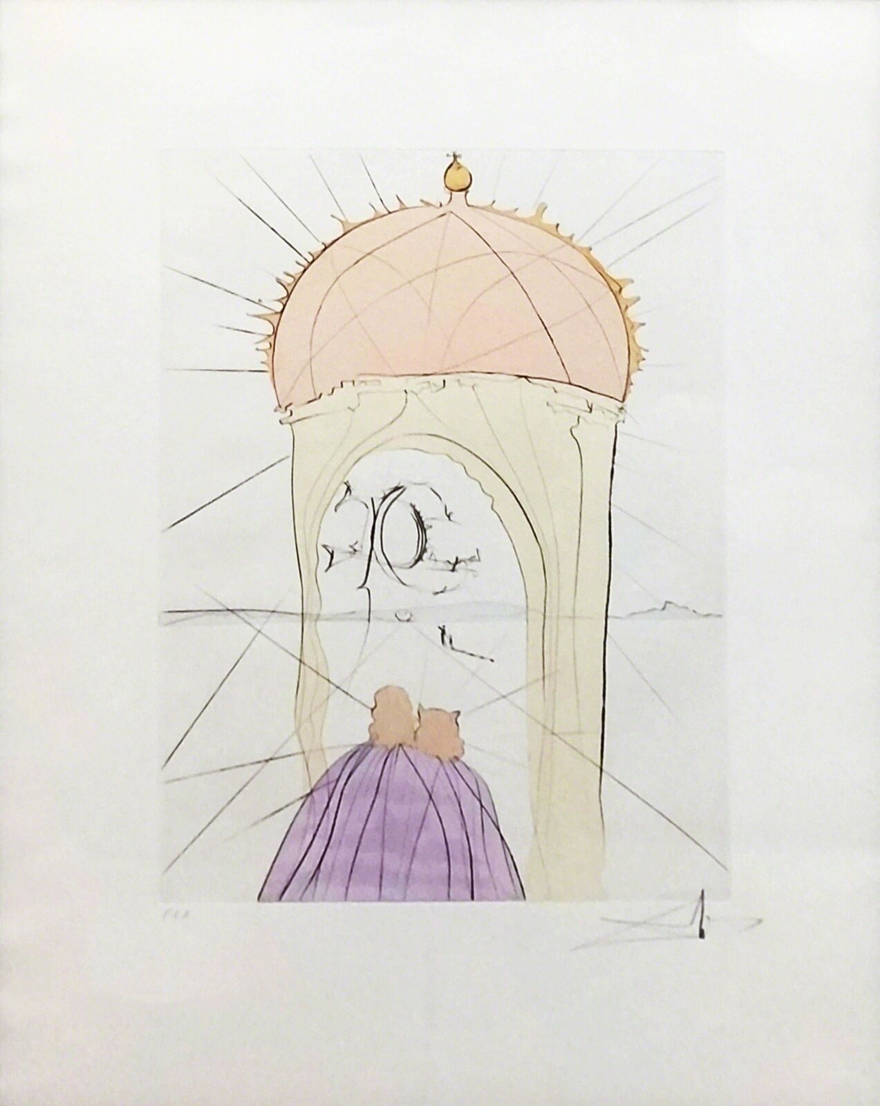 Artwork by Salvador Dalí, MUSEUM OF GENIUS AND WHIM, Made of Etching 