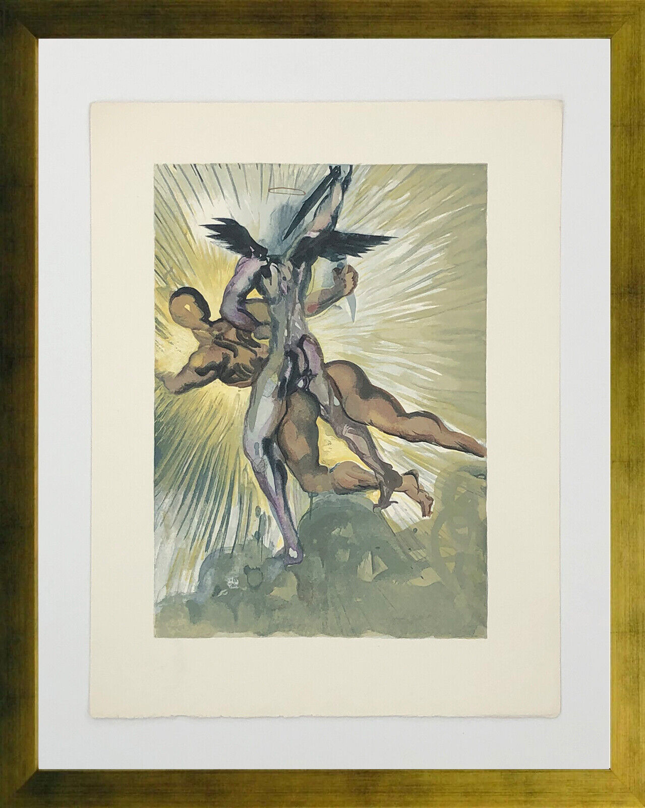 Artwork by Salvador Dalí, PURGATORY CANTO 8, Made of Woodblock 
