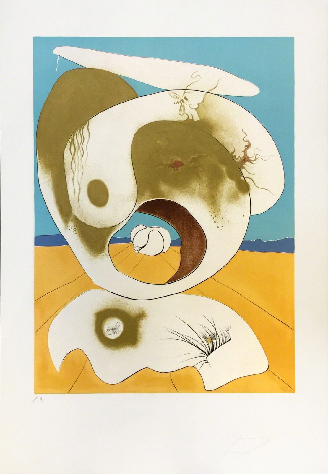 VISION PLANETAIRE ET SCATOLOGIC by Salvador Dalí, 1974