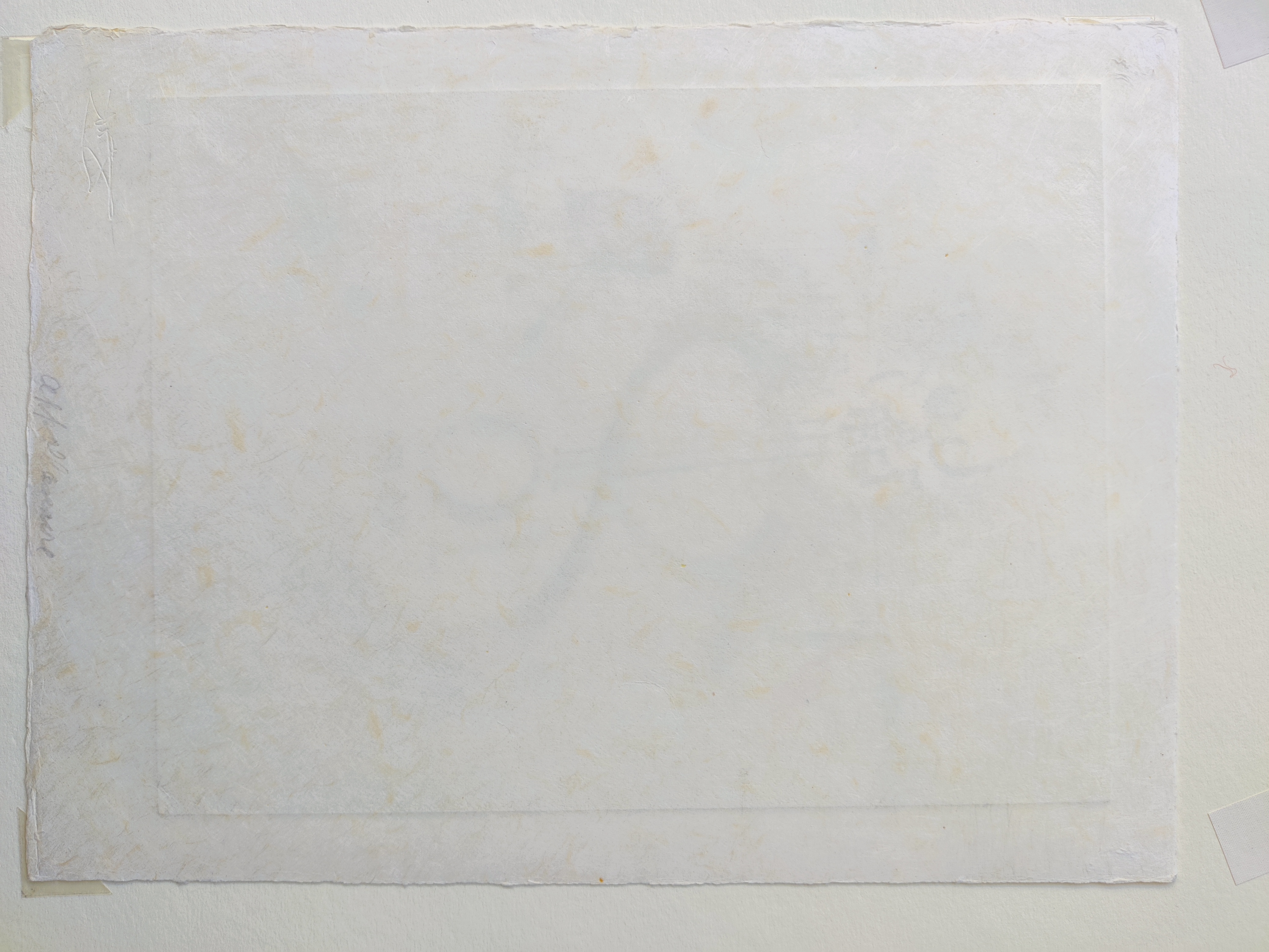 A painting of a cat sitting on top of a table.