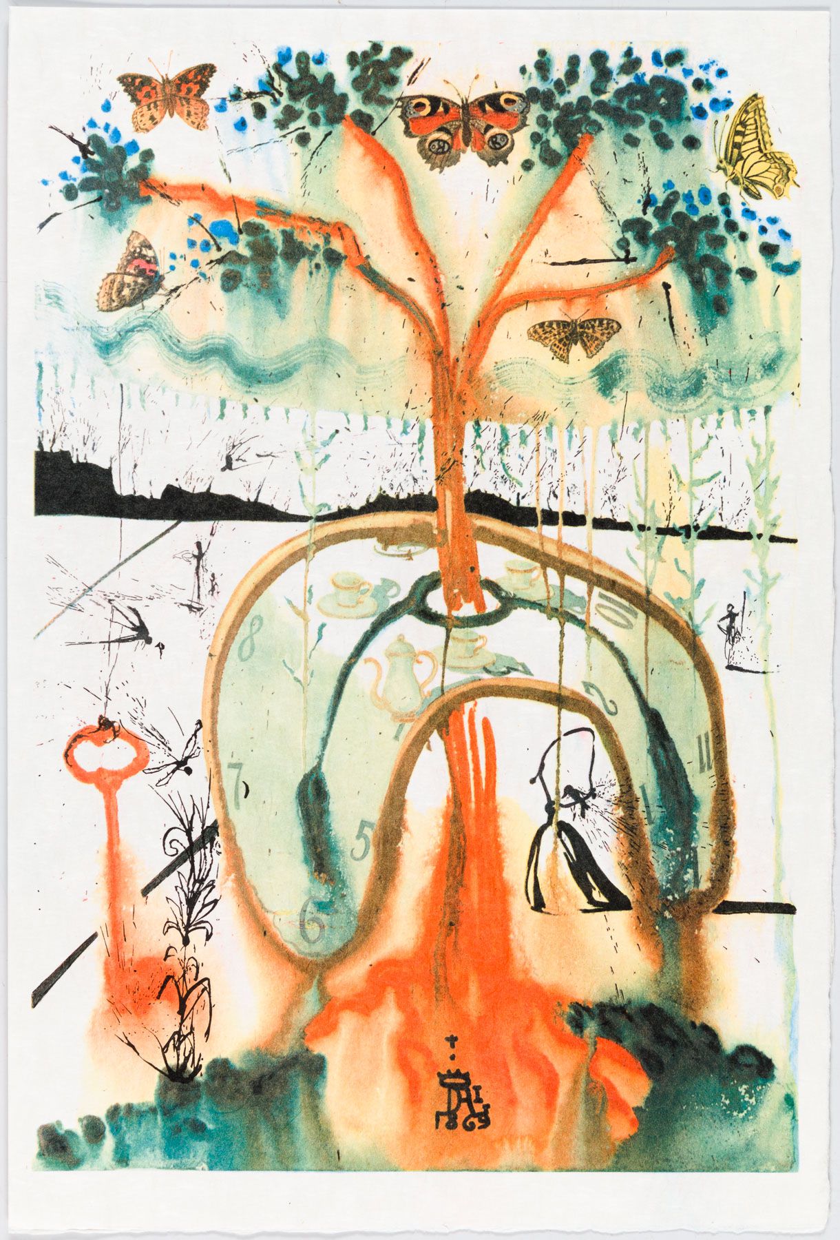 A Mad Tea Party by Salvador Dalí, 1969