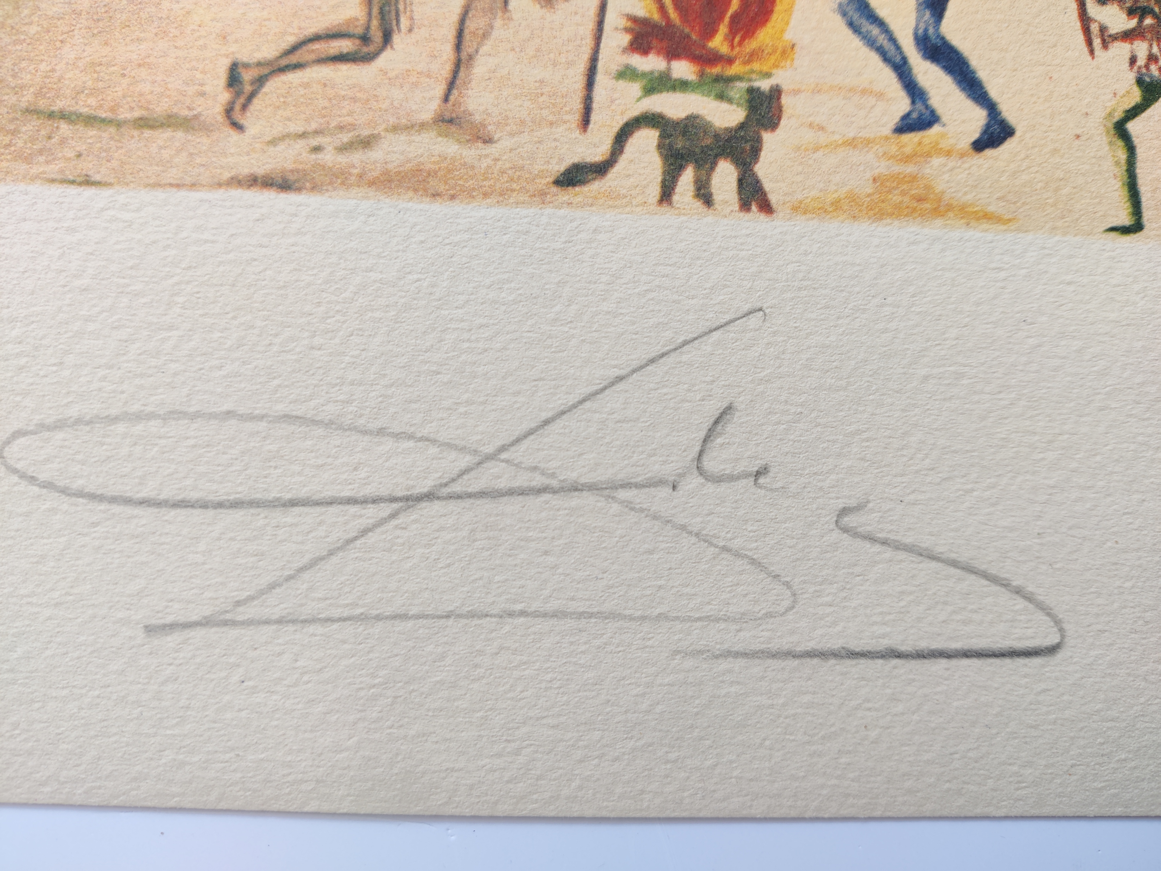 A painting of a landscape with people in the snow.