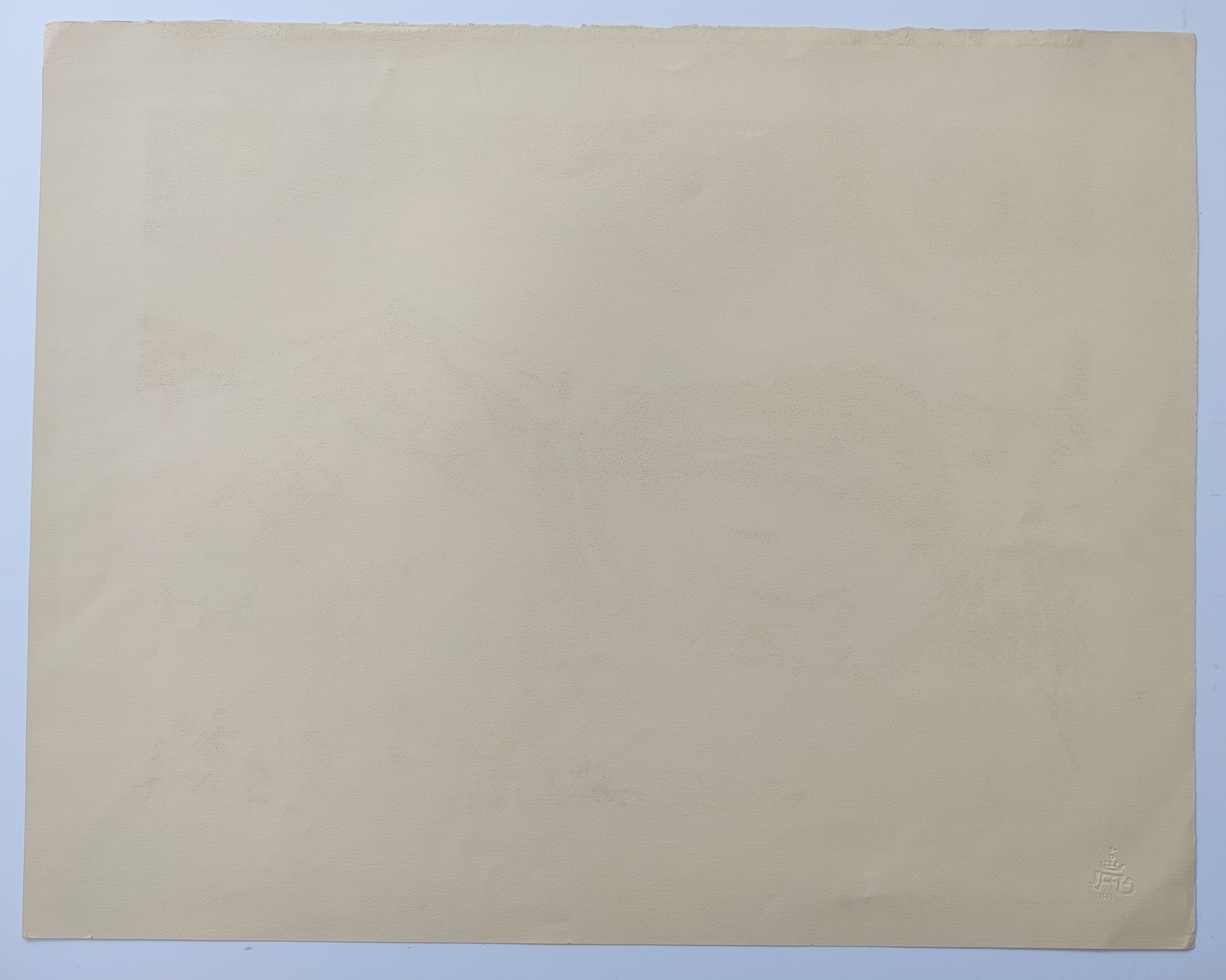 A painting of a landscape with people in the snow.