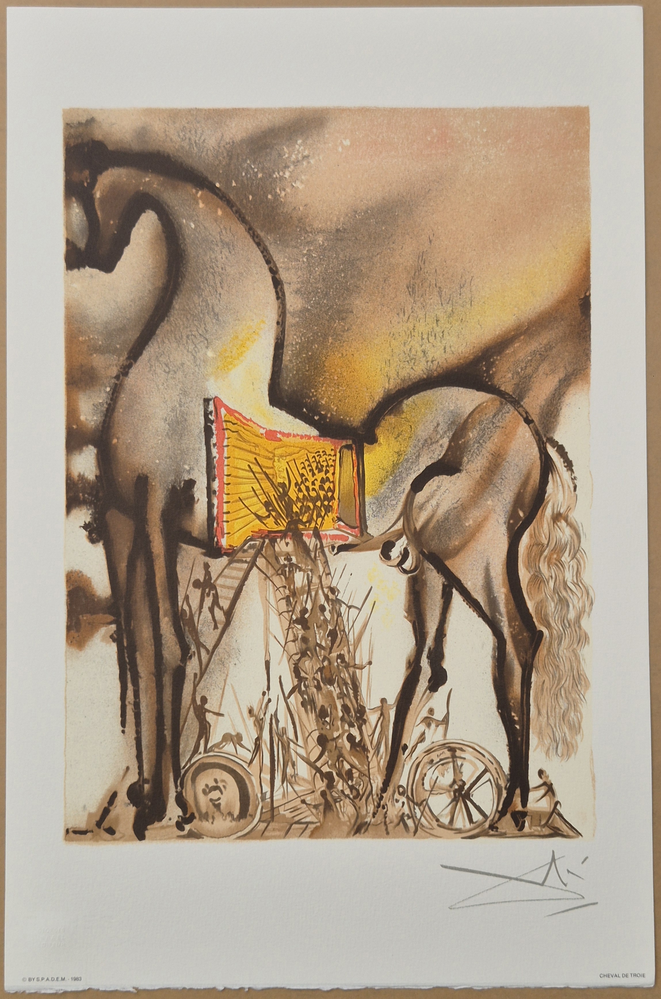 Cheval De Troie from Les Chevaux Daliniens by Salvador Dalí, 1983
