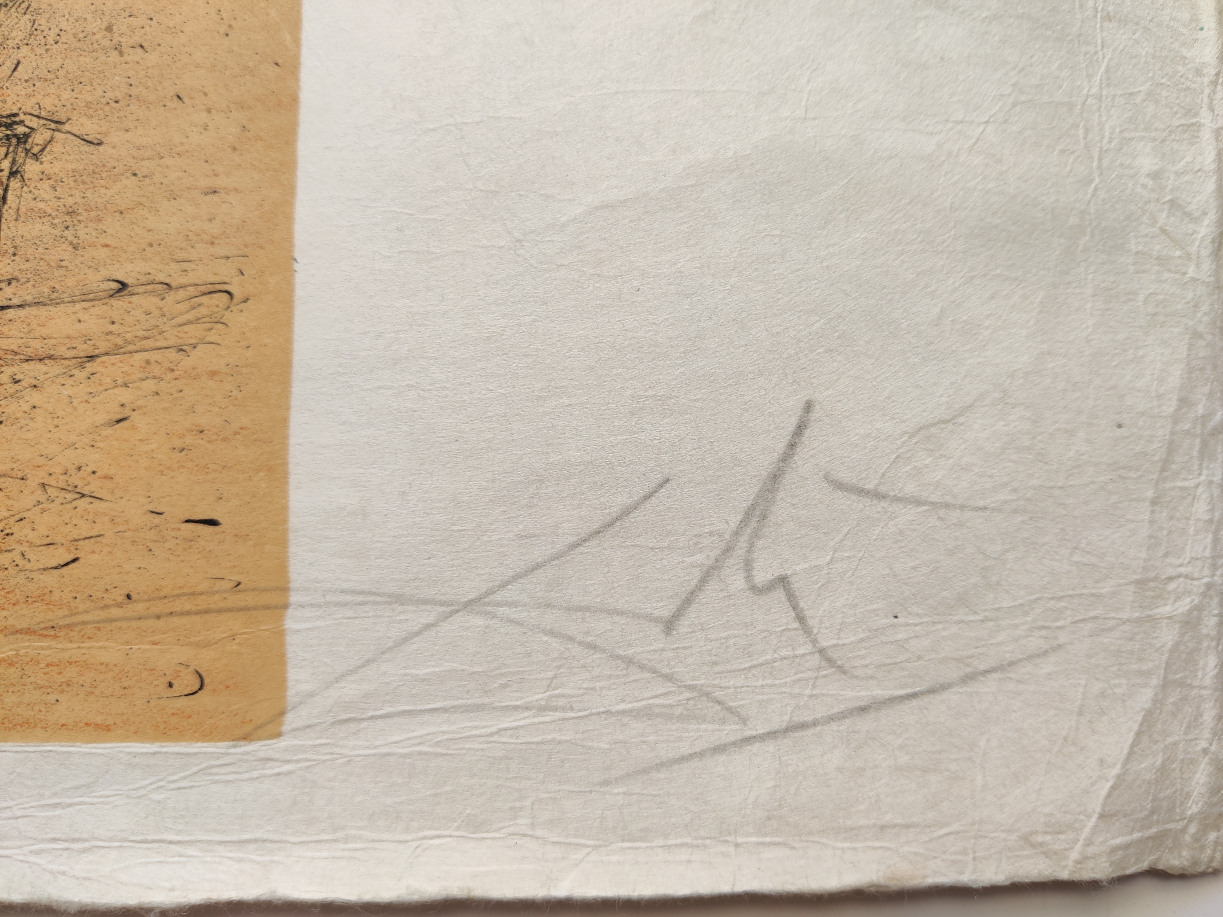 A drawing of a man and a woman in a field.