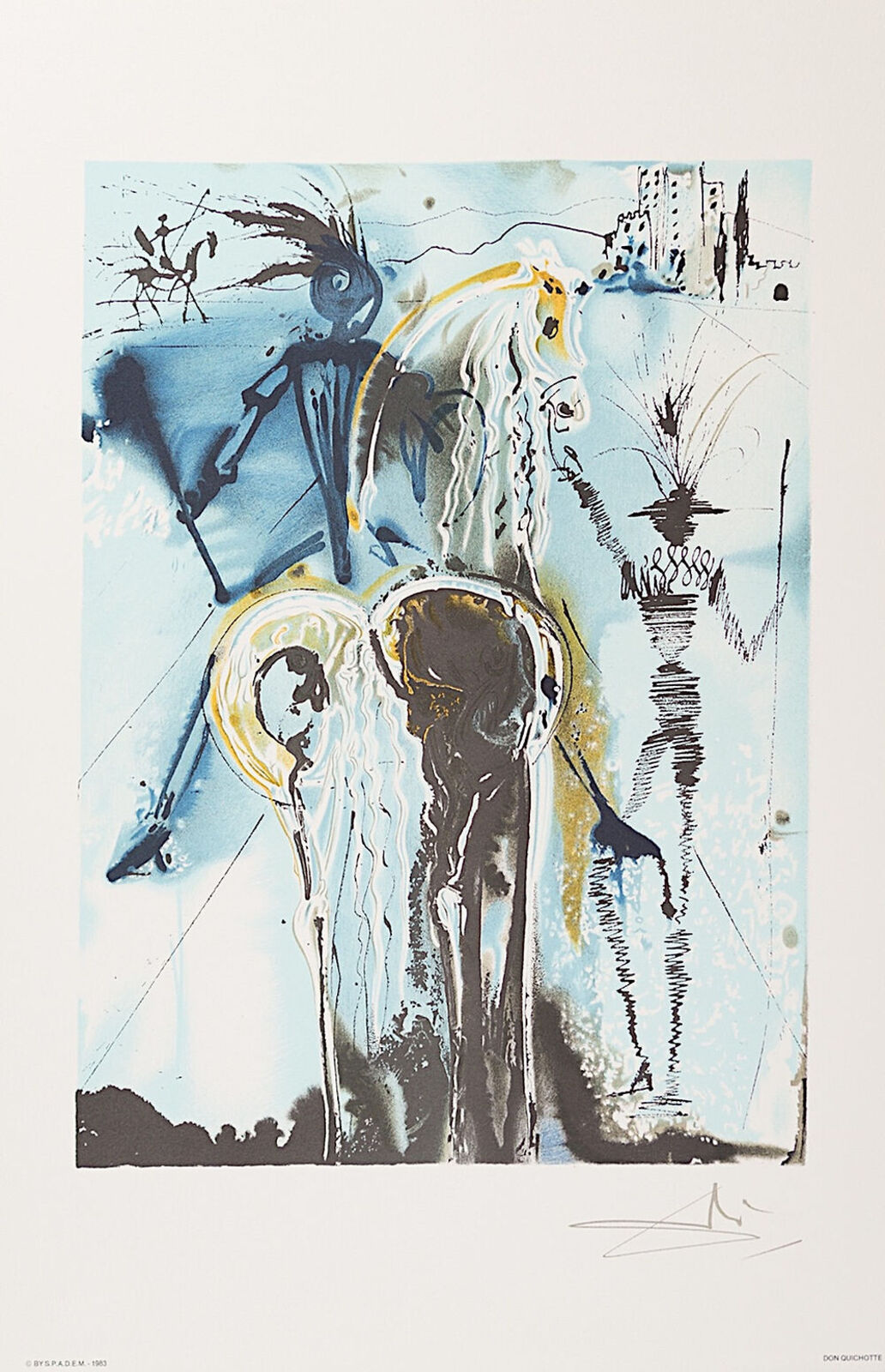 Don Quichotte by Salvador Dalí, 1983