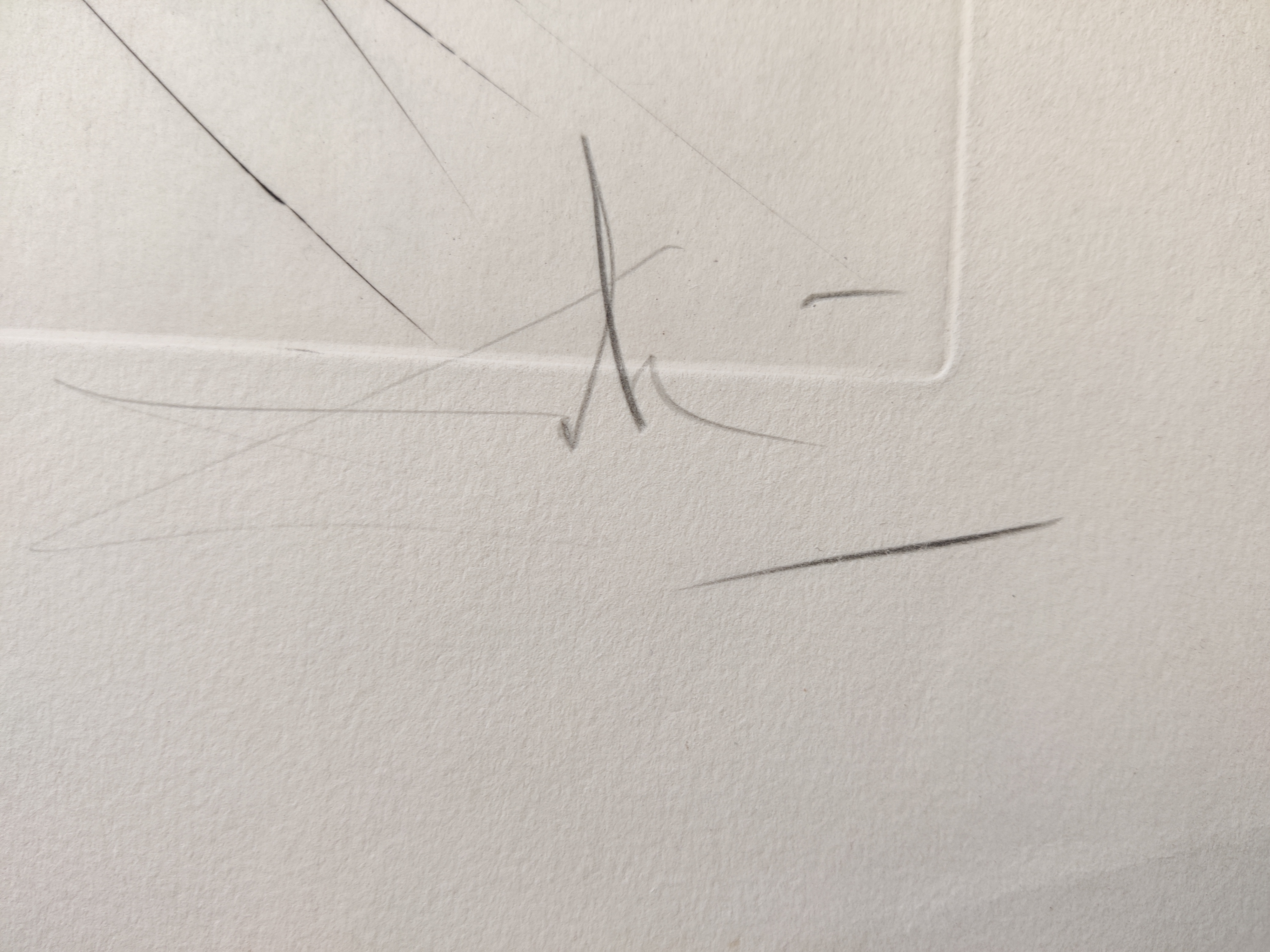 A drawing of a woman in a white dress and a man in a black hat.