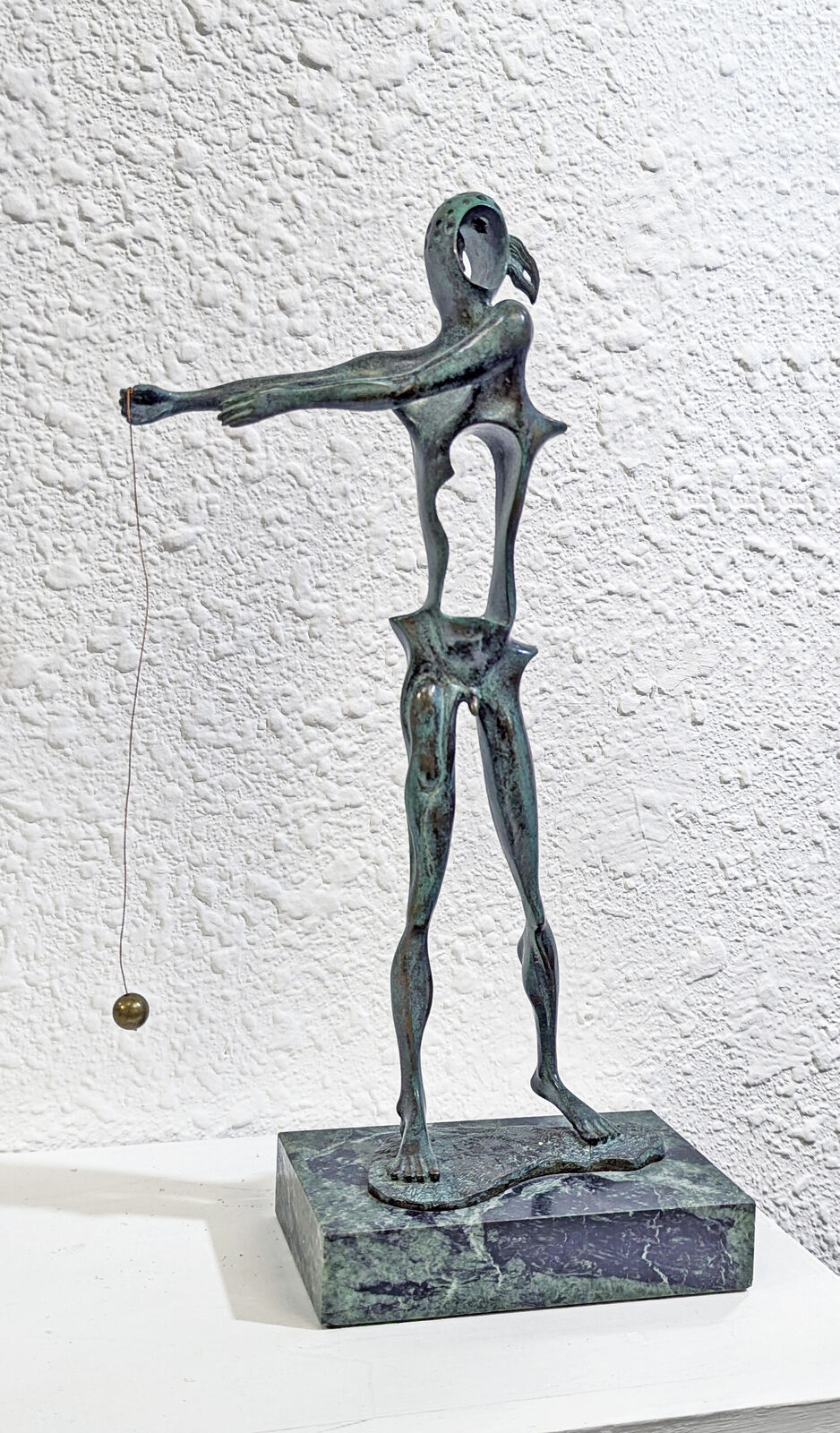 Artwork by Salvador Dalí, Homage to Newton (bronze sculpture), Made of Bronze 