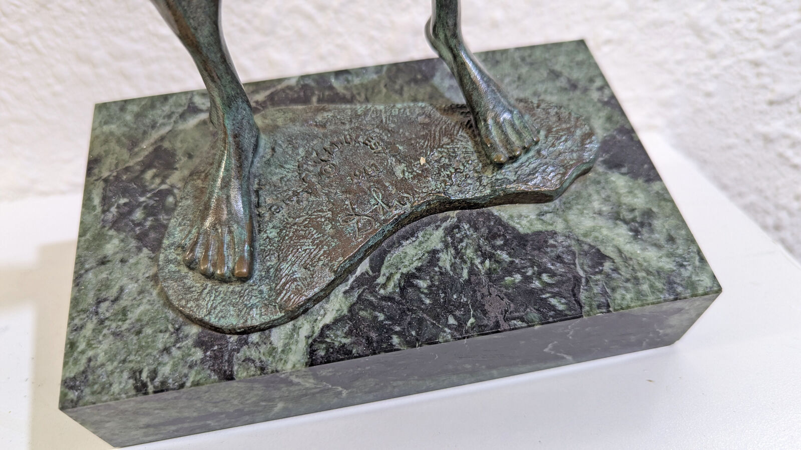 Artwork by Salvador Dalí, Homage to Newton (bronze sculpture), Made of Bronze 