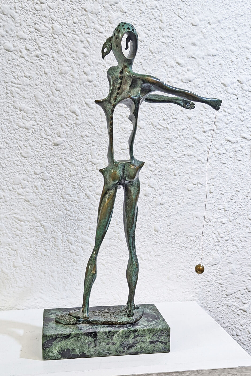 Artwork by Salvador Dalí, Homage to Newton (bronze sculpture), Made of Bronze 