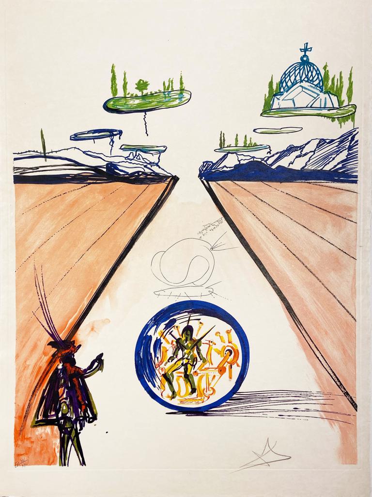 Intra-Uterine Paradesiac Locomotion by Salvador Dalí, 1975/1976
