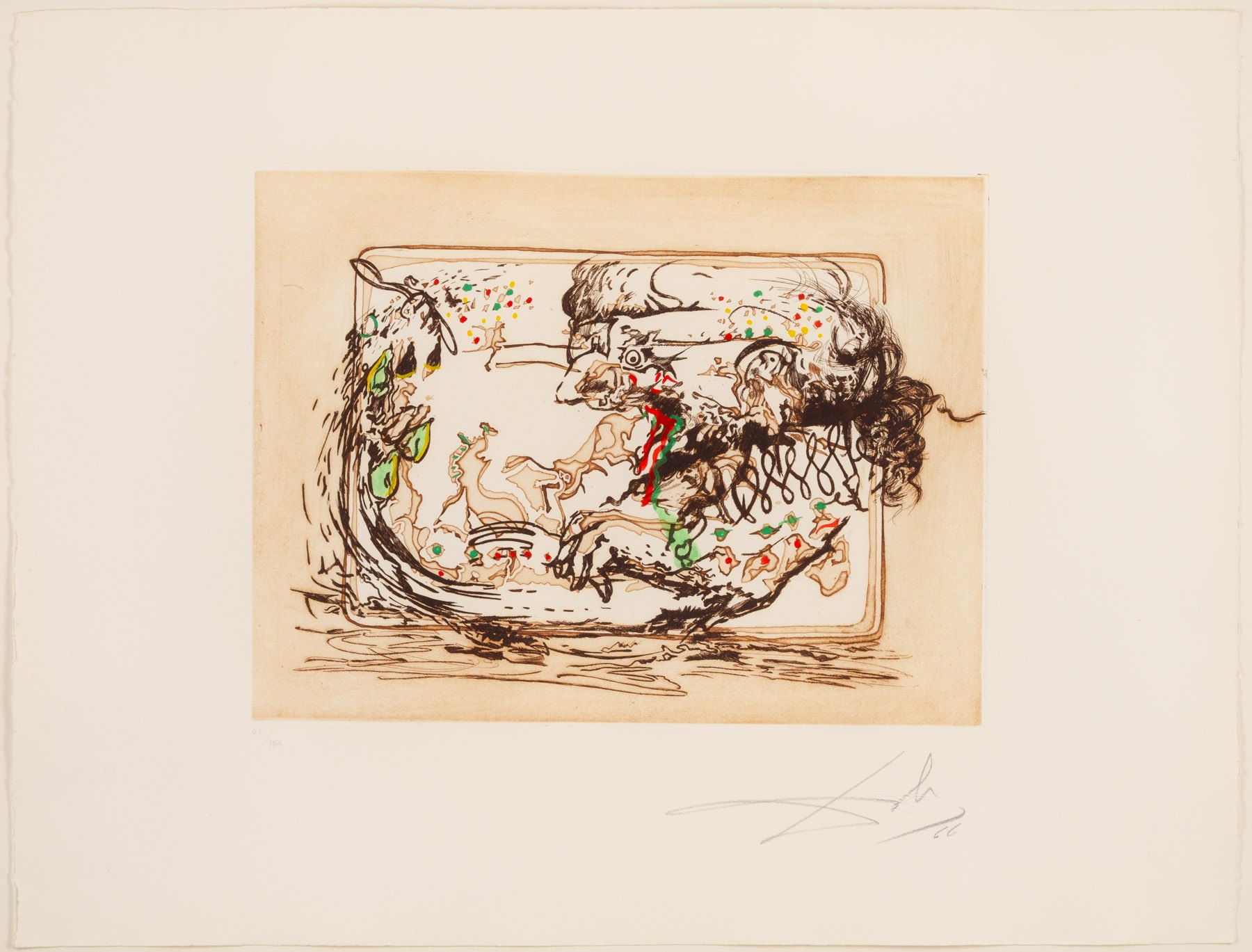 La Télévision by Salvador Dalí, 1966