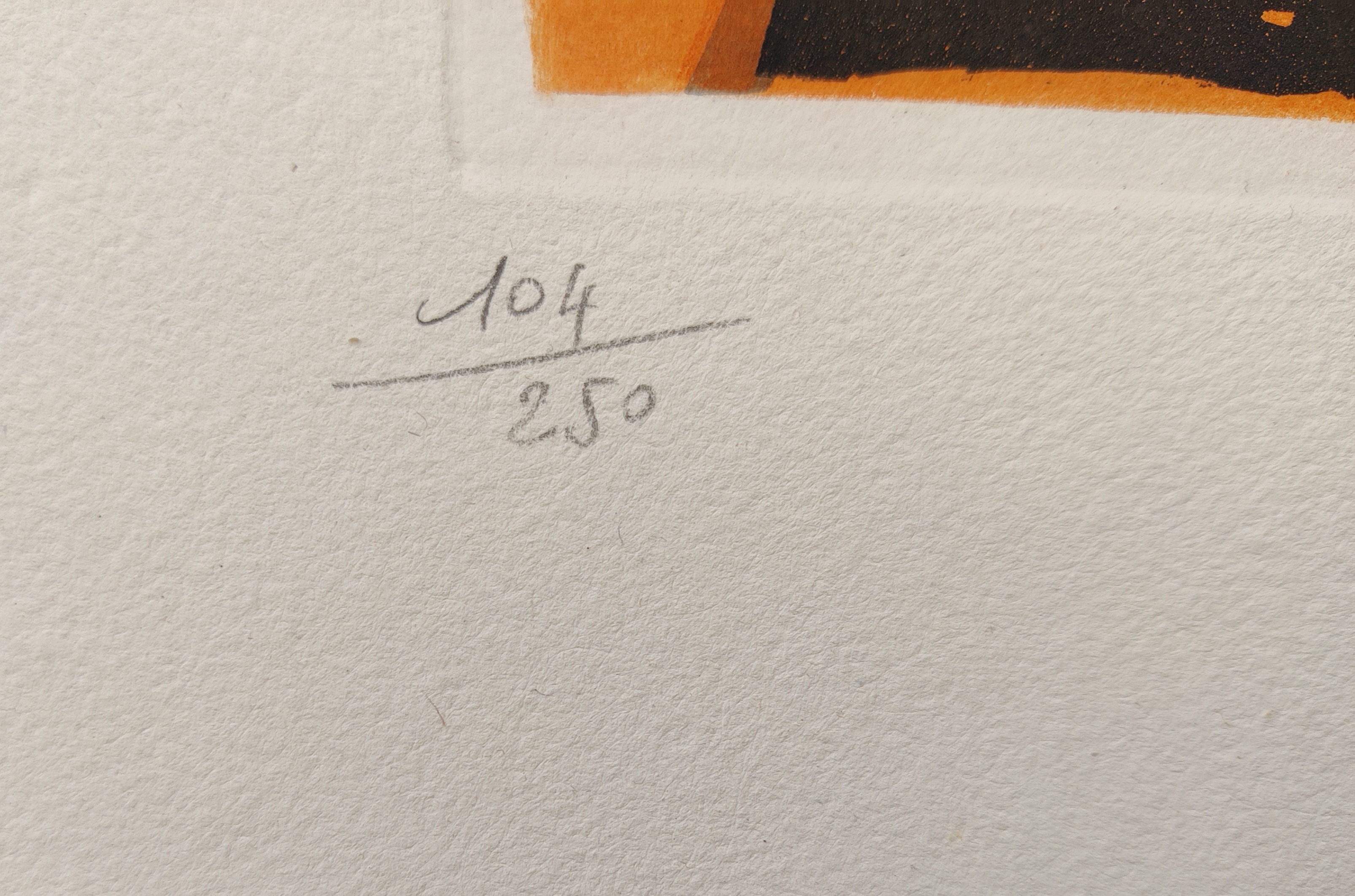 A drawing of an angel flying over a group of people.