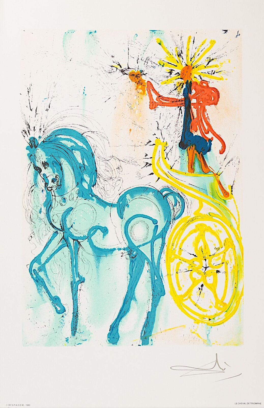 Le Cheval de Triomphe (Horse of Triumph) by Salvador Dalí, 1983