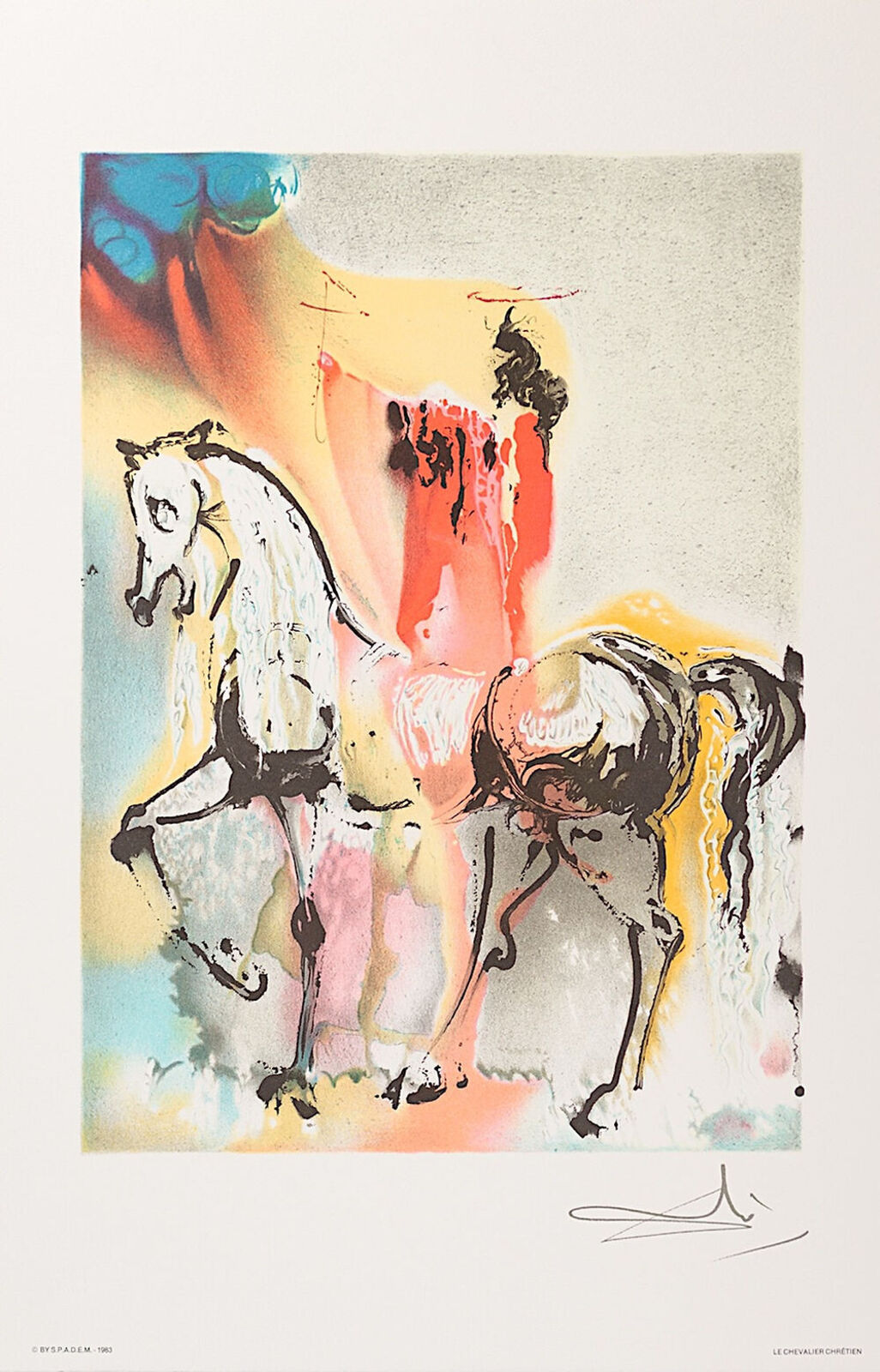Le Chevalier Chrétien (The Christian Knight) by Salvador Dalí, 1983