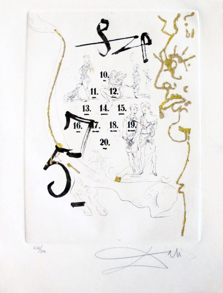 Le Crapaud( the Toad) by Salvador Dalí, 1974