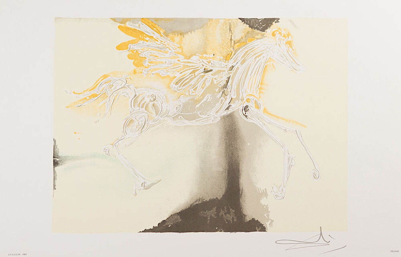 Pégase (Pegasus) by Salvador Dalí, 1983