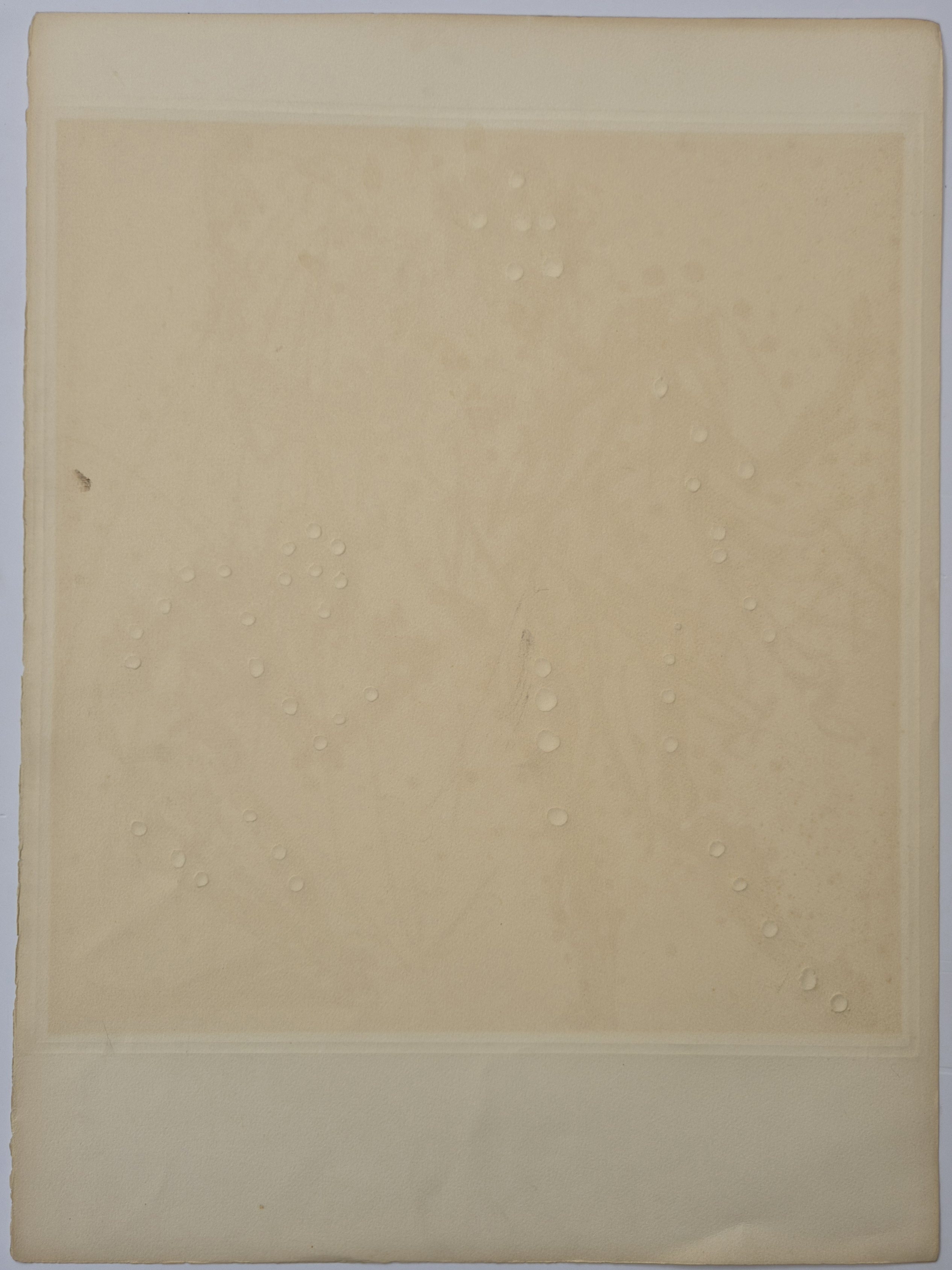 A black and yellow painting on a yellow background.