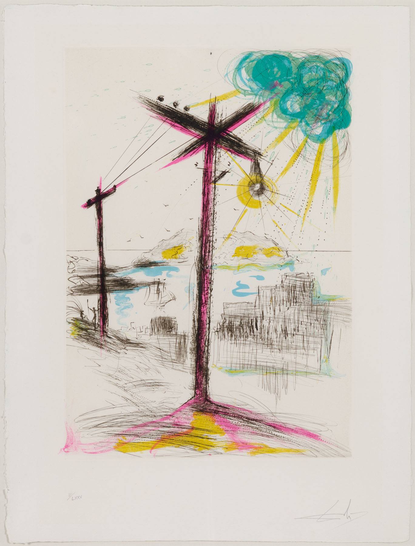 Telegraph Hill by Salvador Dalí, 1970