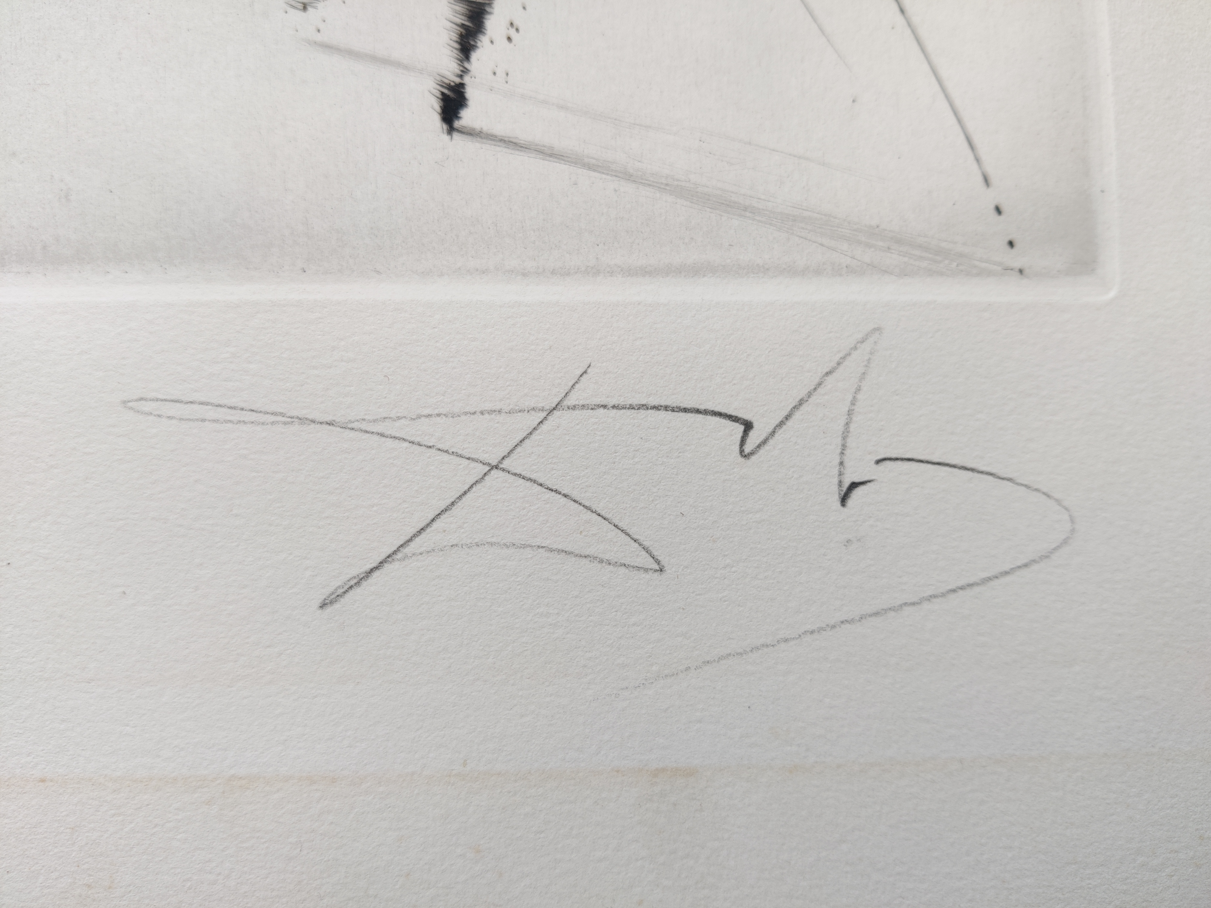 A drawing of a woman in a pink dress holding a flower.