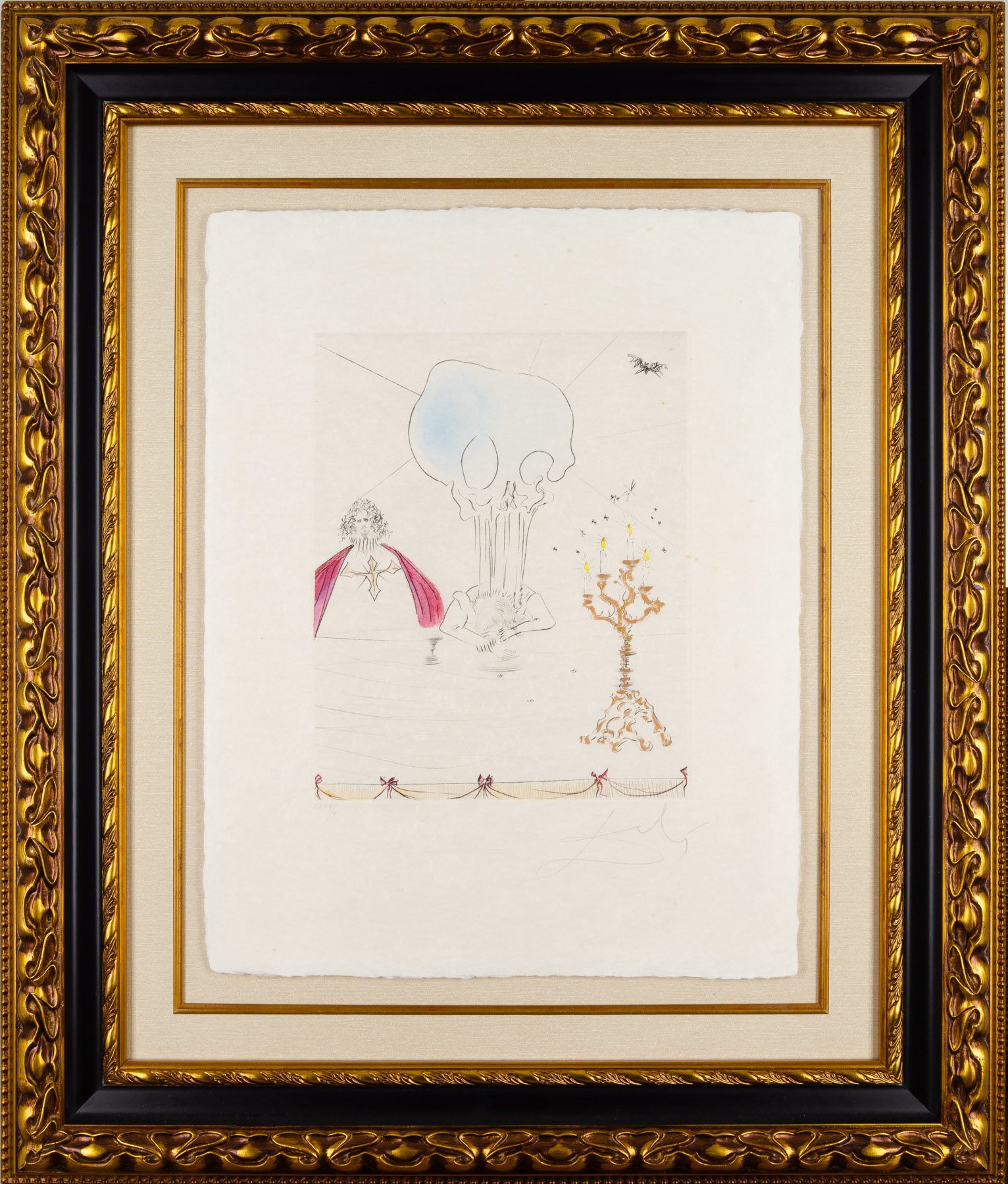 Artwork by Salvador Dalí, The Banquet, Made of Drypoint 