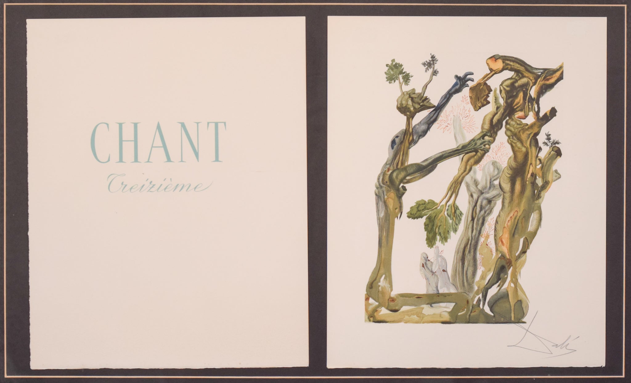 Artwork by Salvador Dalí, The Divine Comedy, Made of Lithograph 